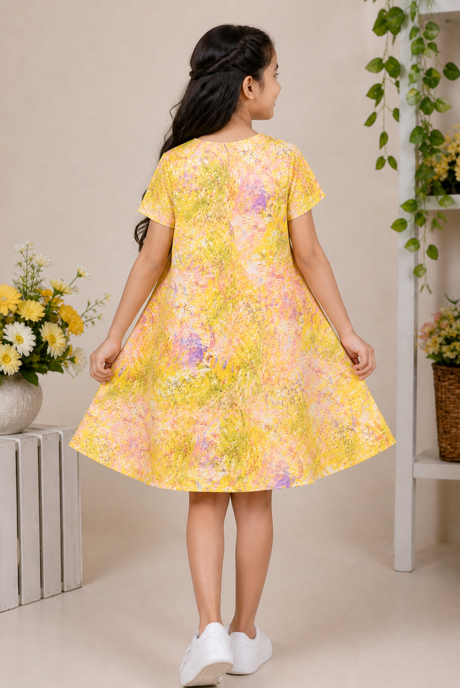 GIRLS YELLOW FROCK Reality