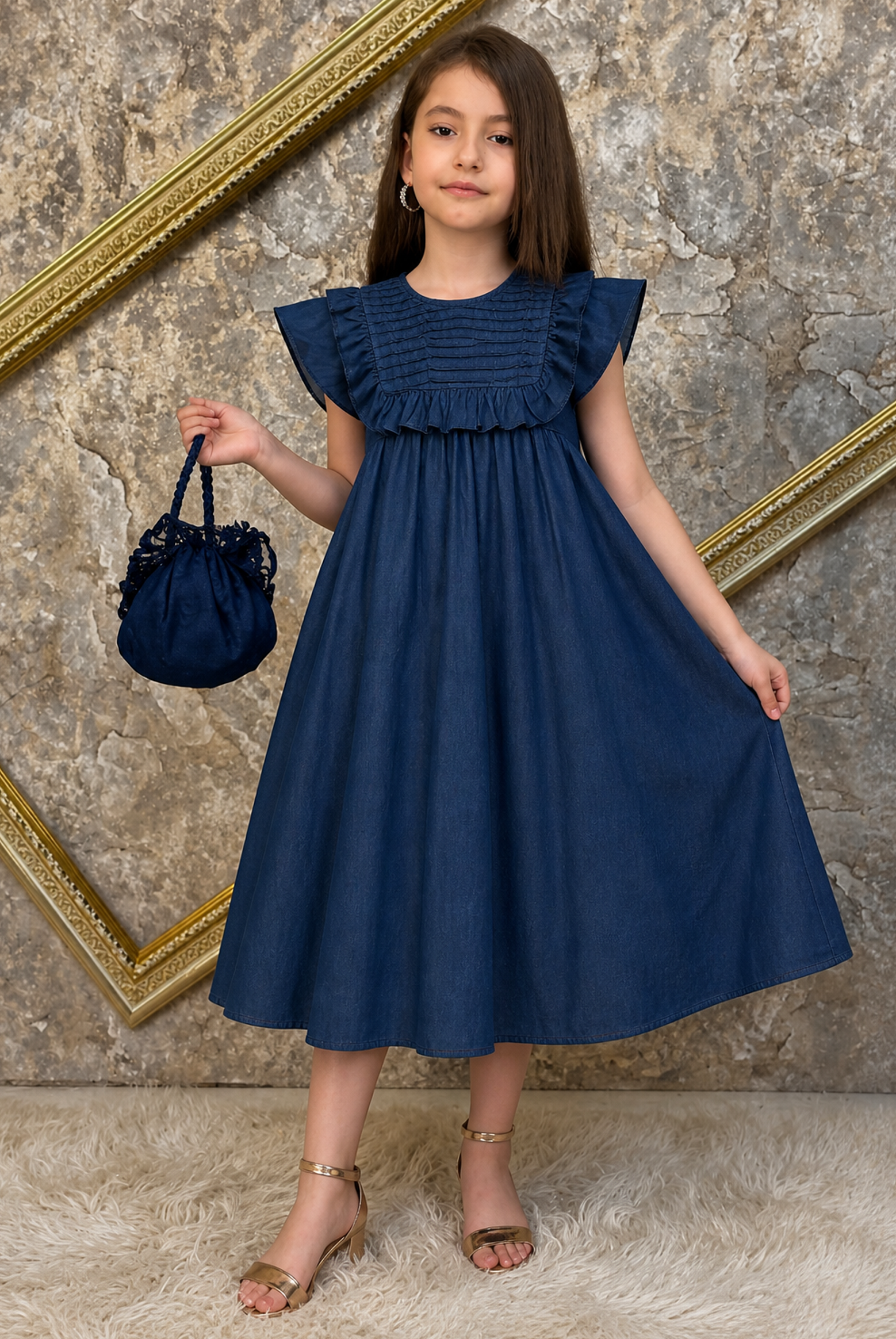 GIRLS NAVY FROCK Reality