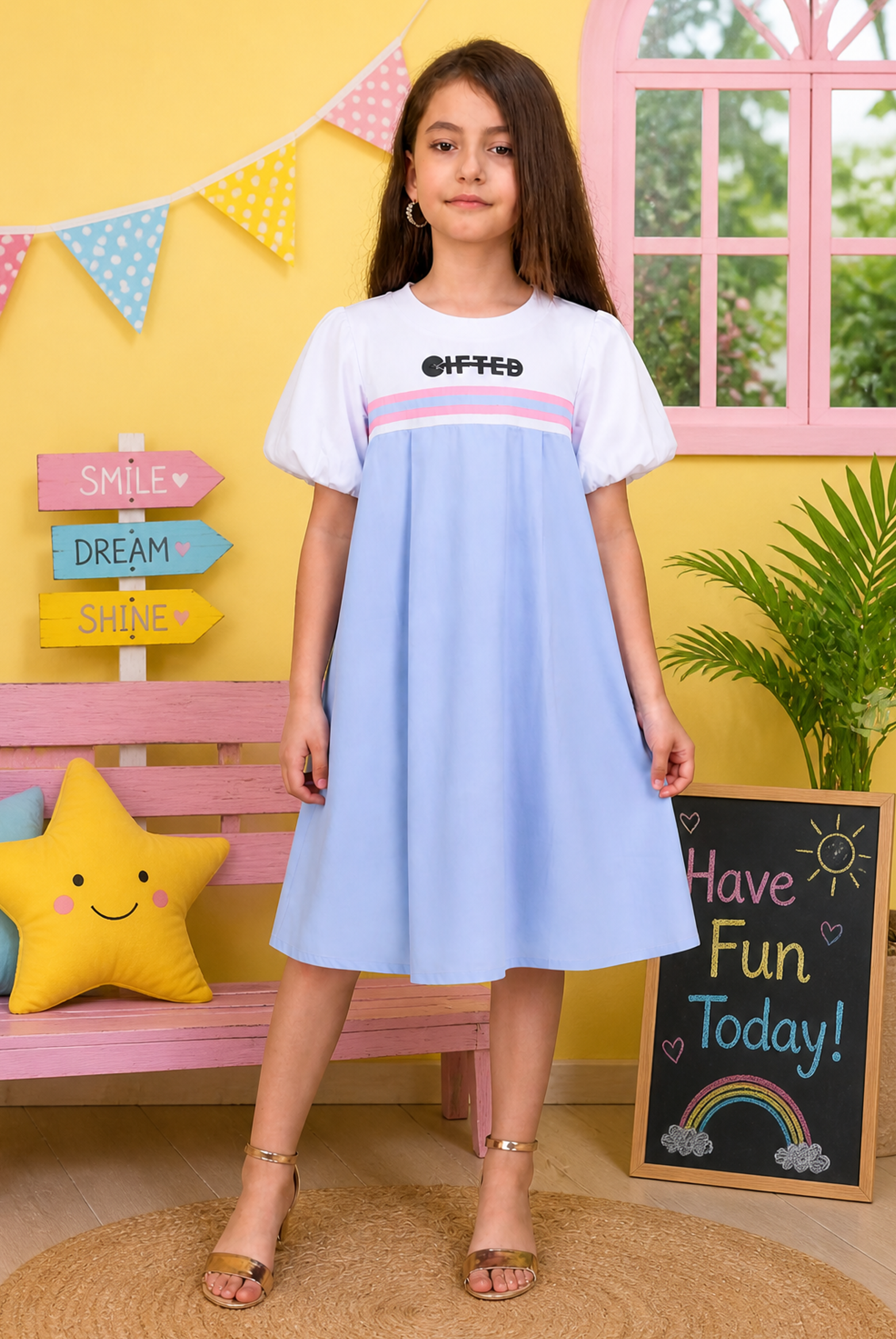 GIRLS SKY FROCK