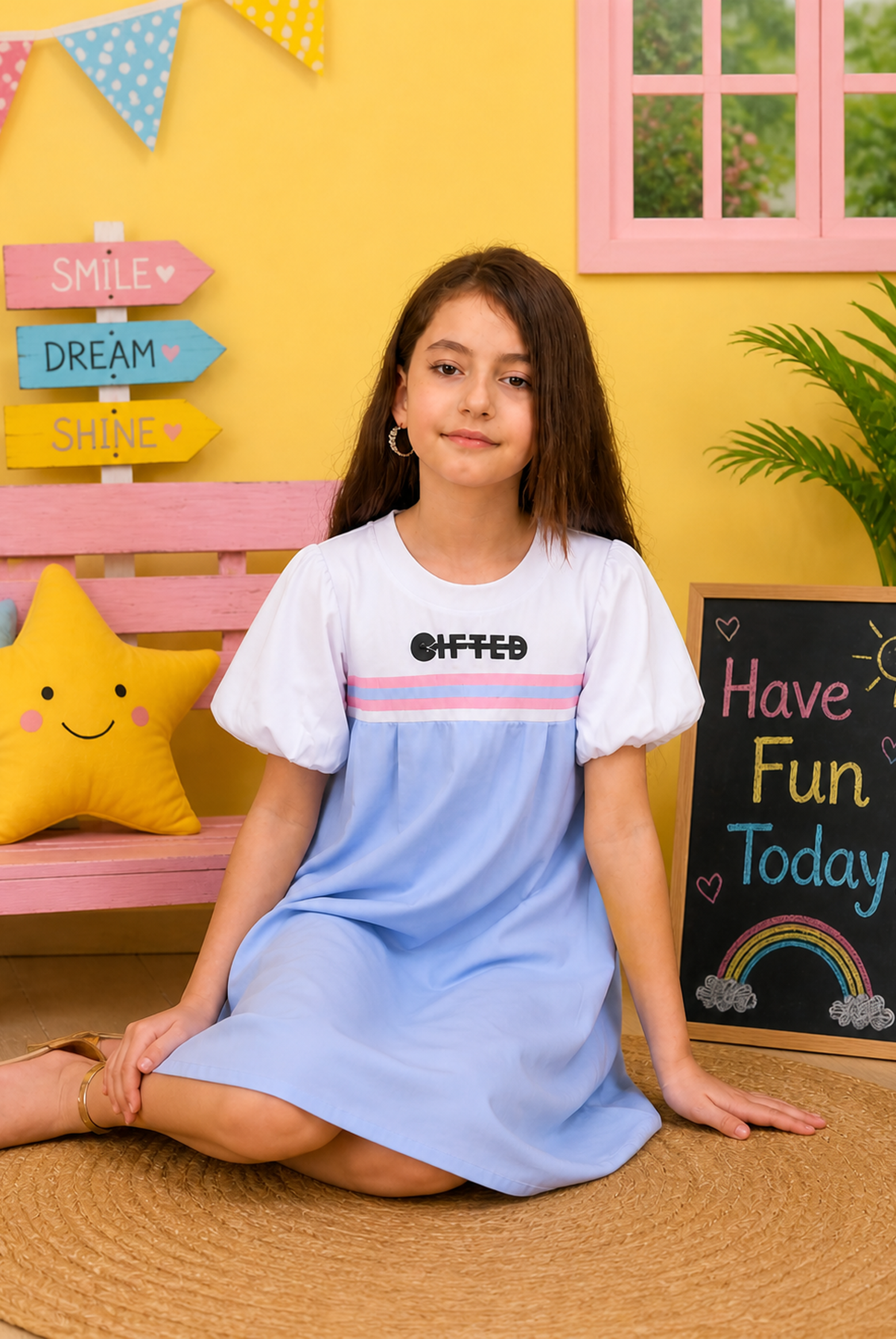 GIRLS SKY FROCK