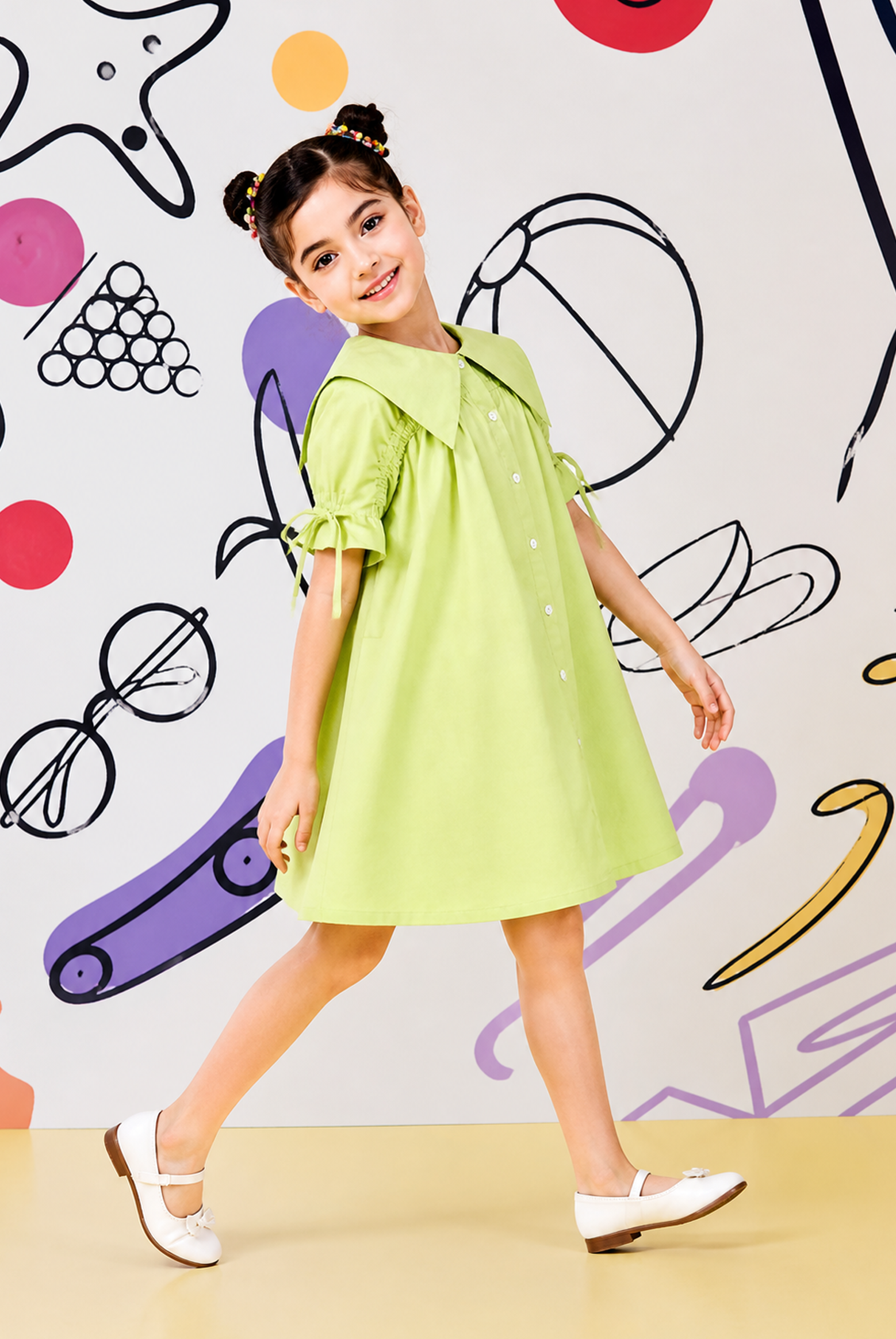 GIRLS YELLOW FROCK