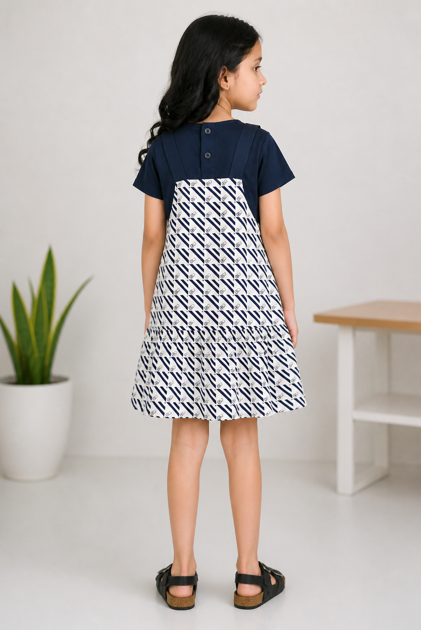 GIRLS NAVY FROCK Reality