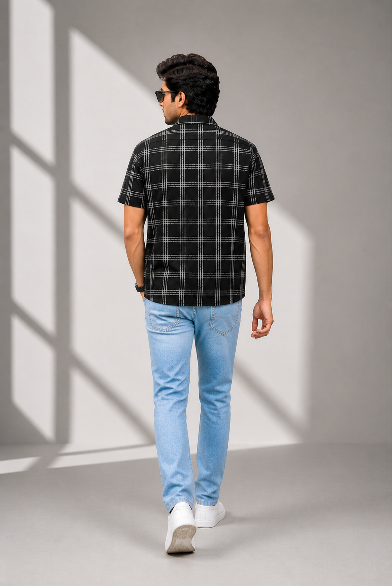 COAT COLLAR SHIRT BLACK Reality