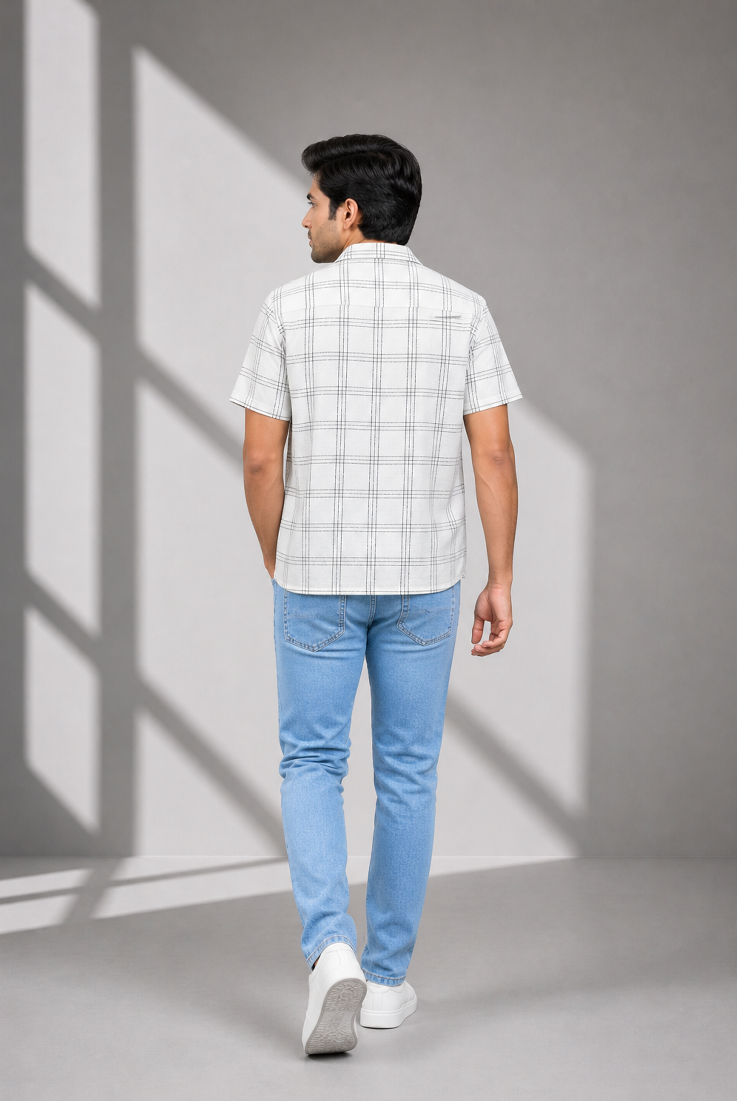 MEN WHITE CASUAL SHIRT Reality