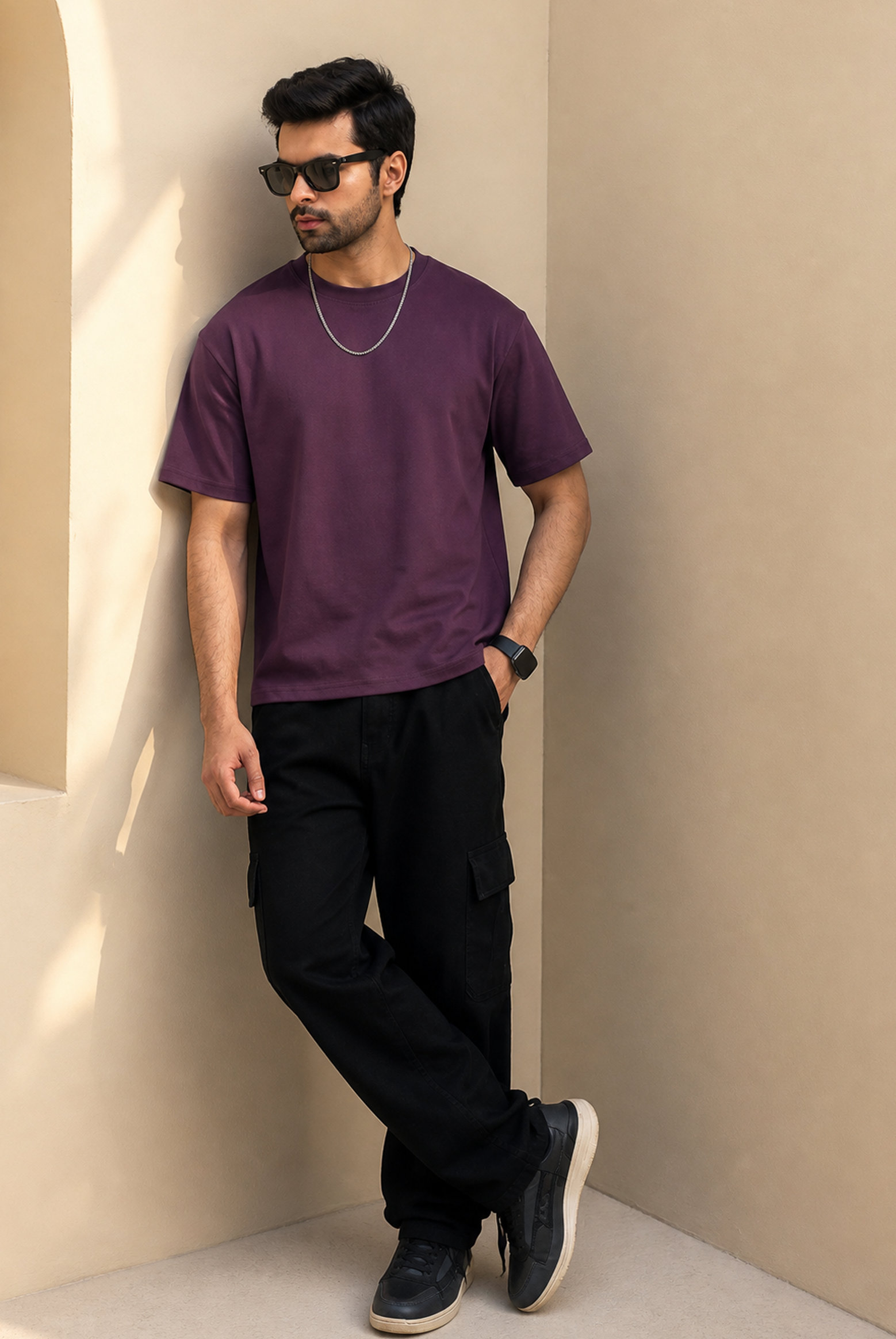 IMPORTED PURPLE T-SHIRT Reality