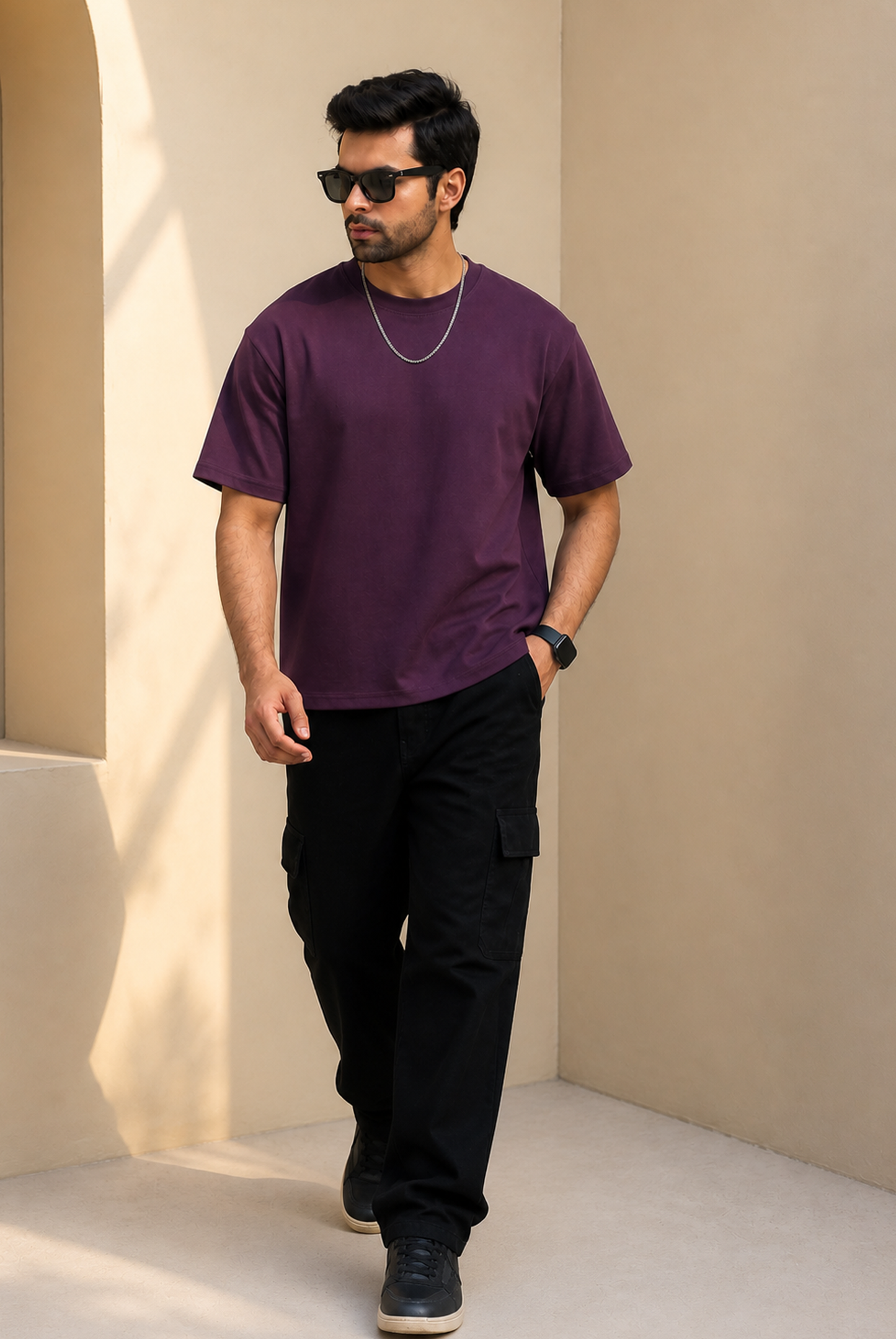 IMPORTED PURPLE T-SHIRT Reality