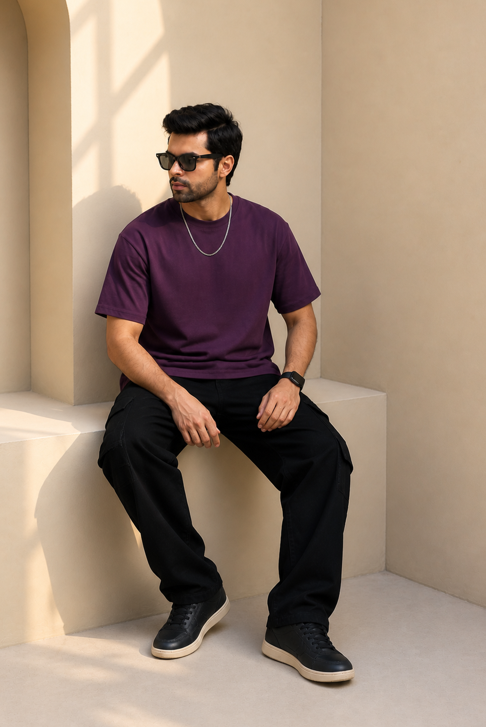 IMPORTED PURPLE T-SHIRT Reality