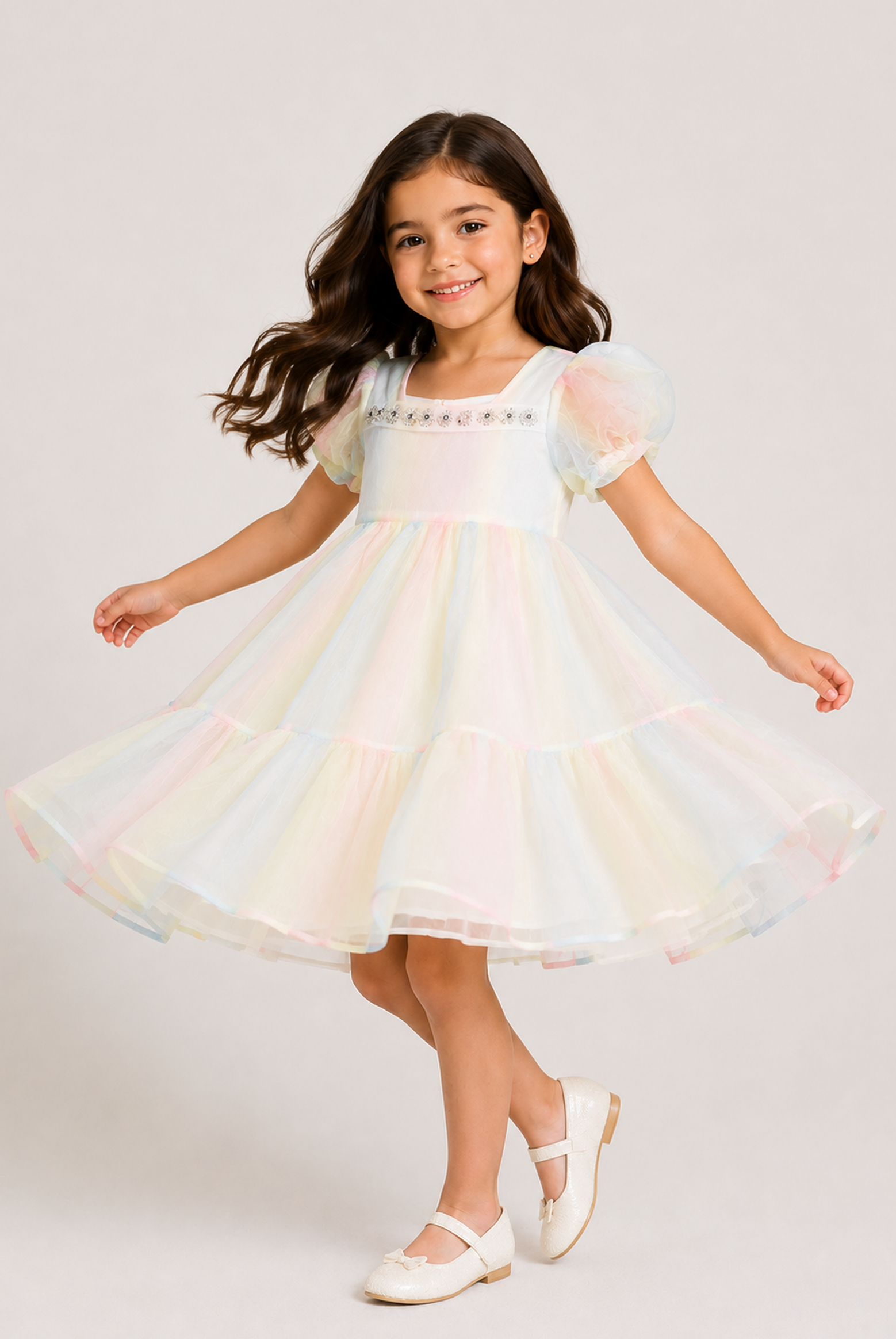 GIRLS LIGHT PINK FROCK Reality