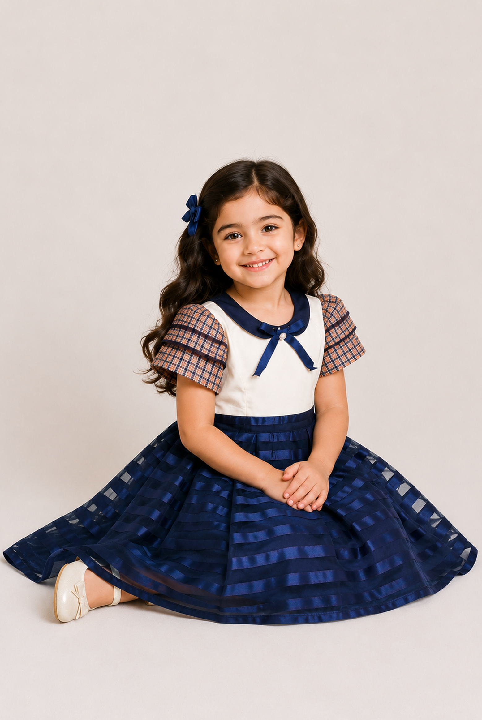 GIRLS NAVY FROCK Reality