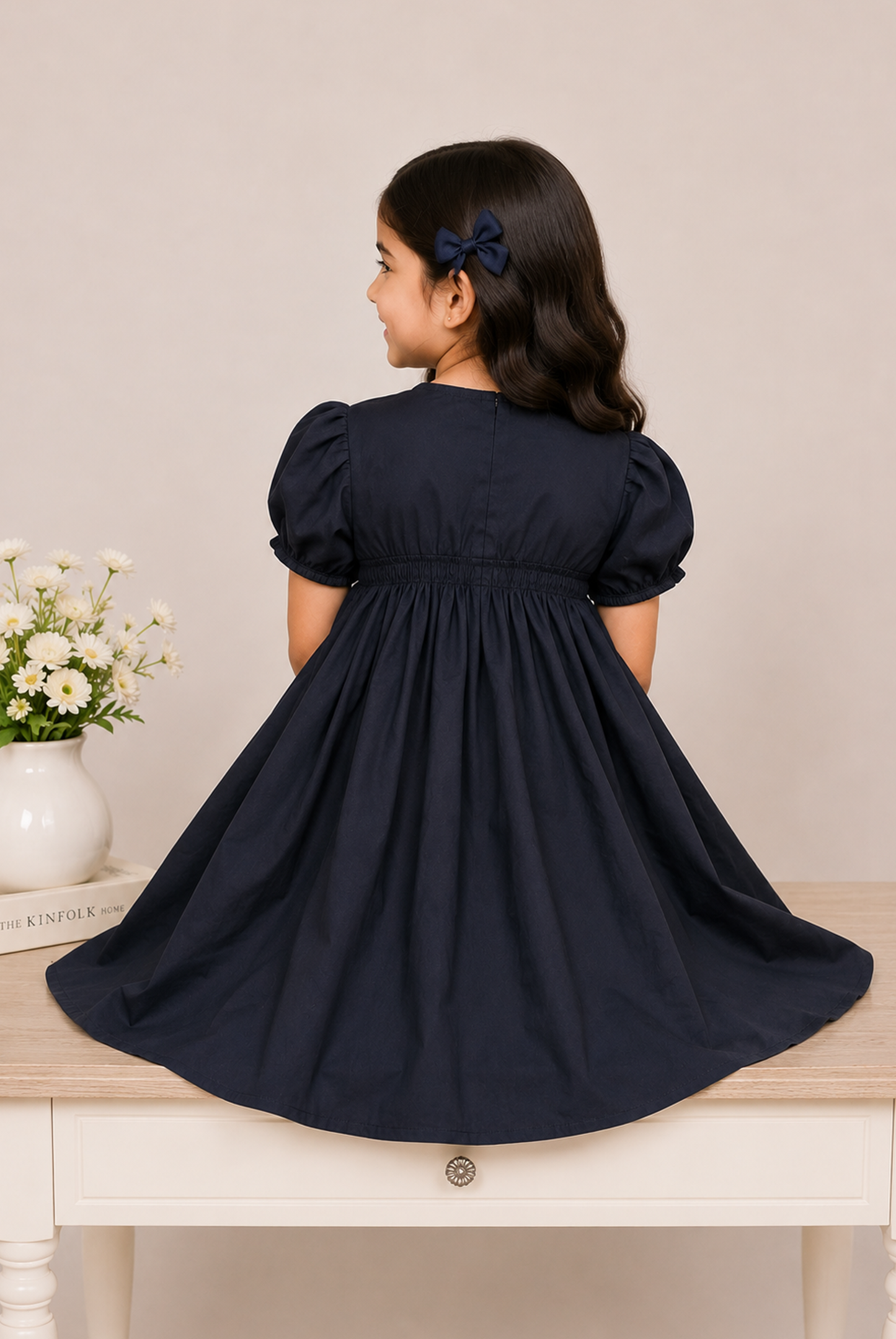 GIRLS NAVY FROCK Reality