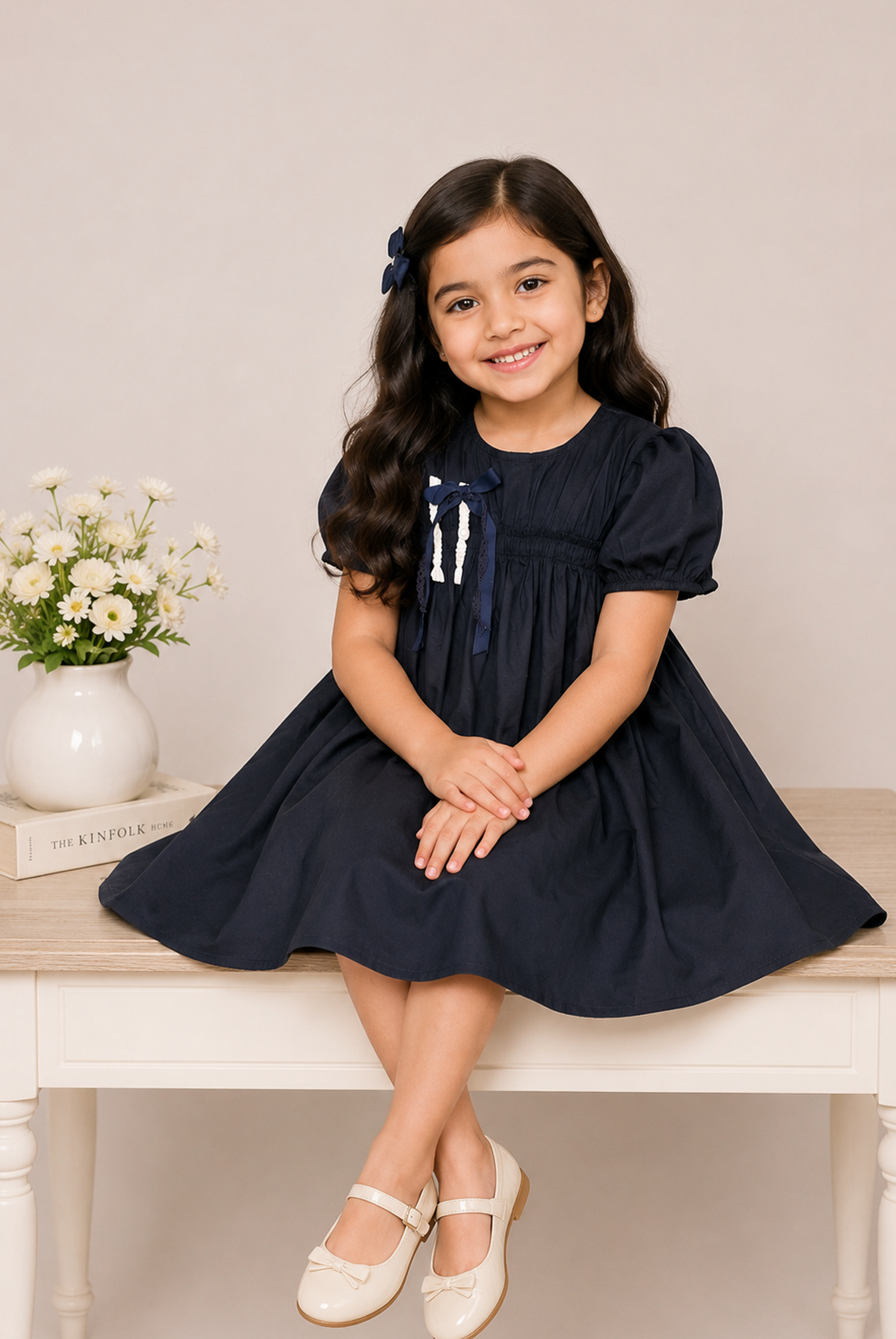 GIRLS NAVY FROCK Reality