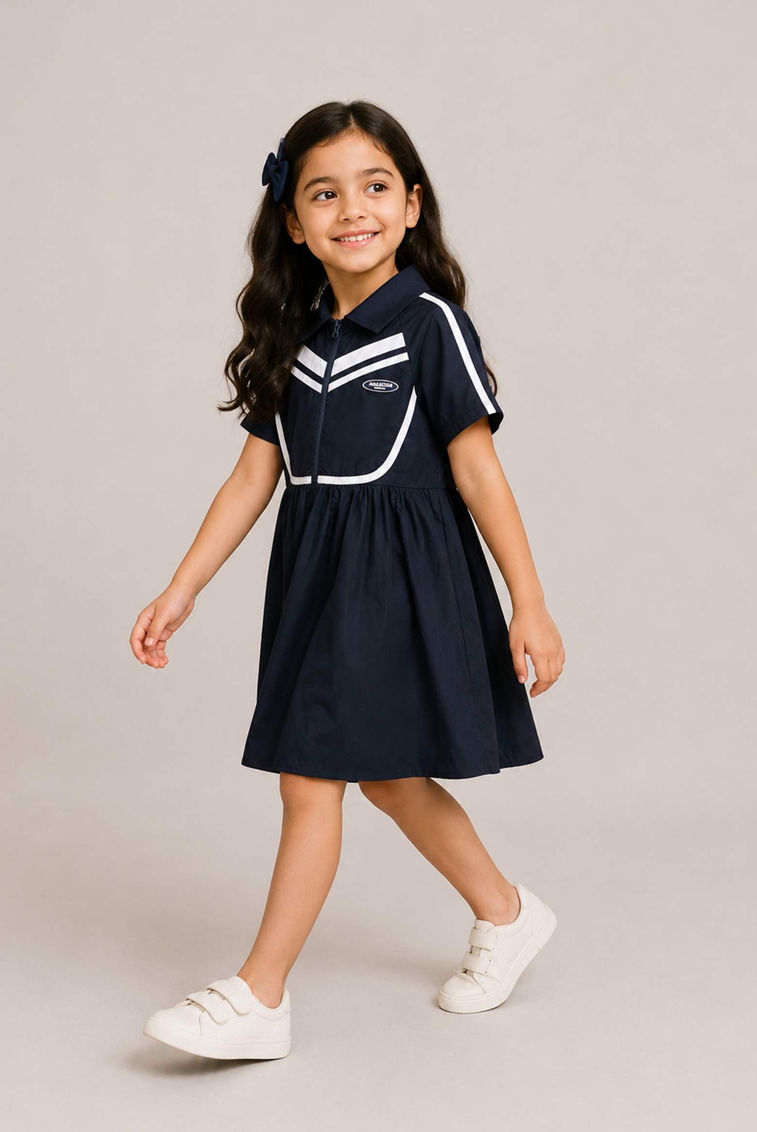 GIRLS NAVY FROCK Reality