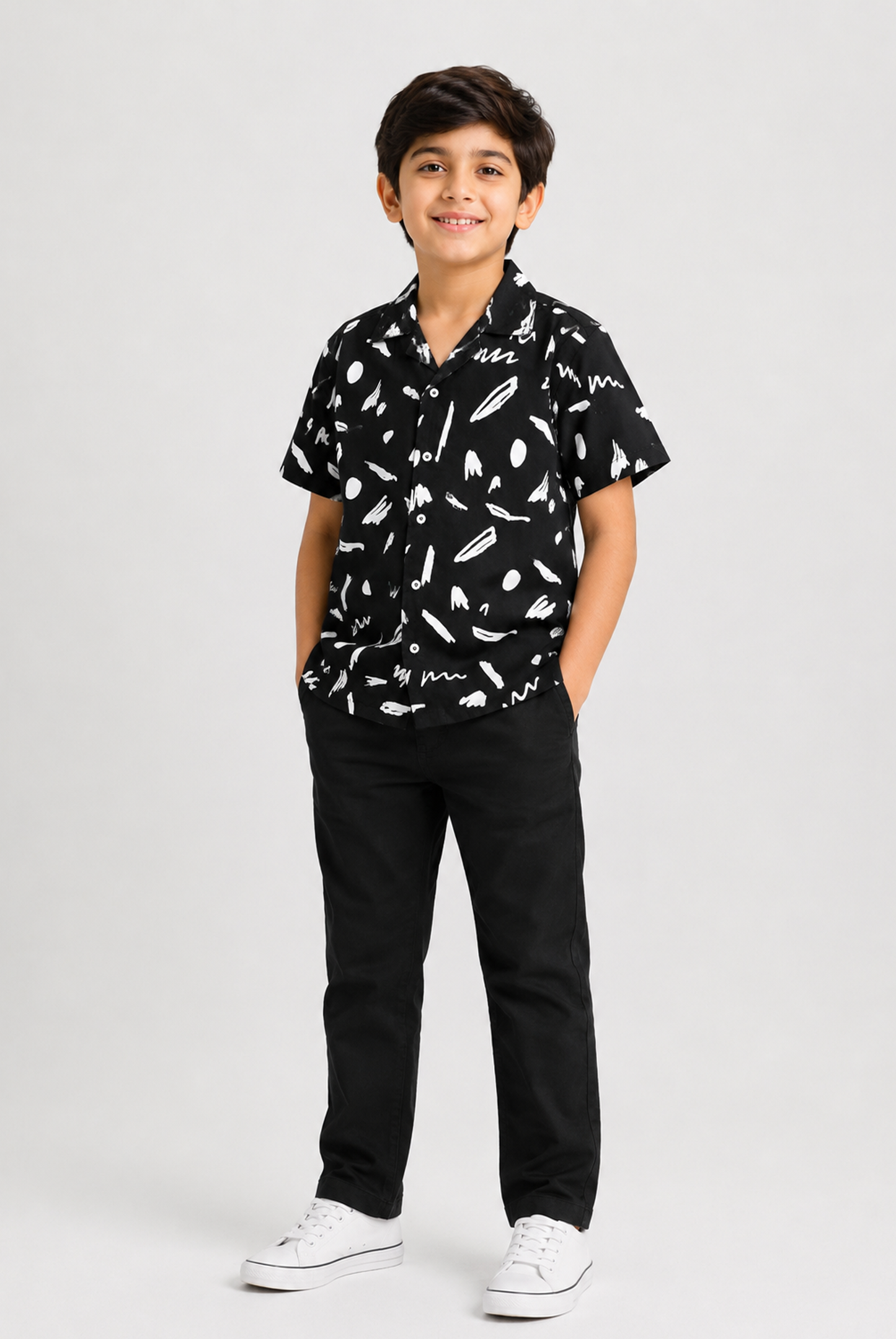 BOYS COAT COLLAR CASUAL SHIRT Reality