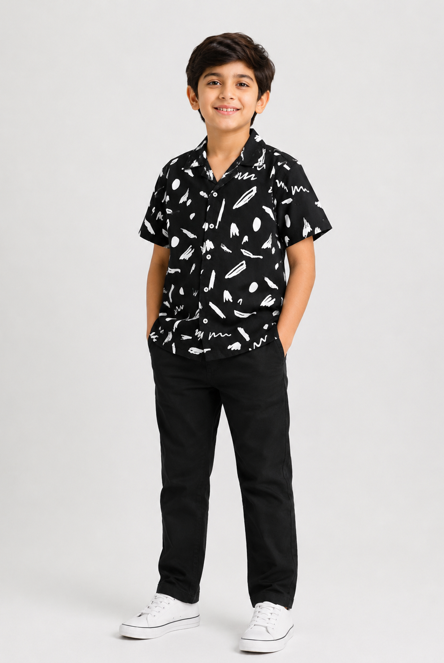 BOYS COAT COLLAR CASUAL SHIRT Reality