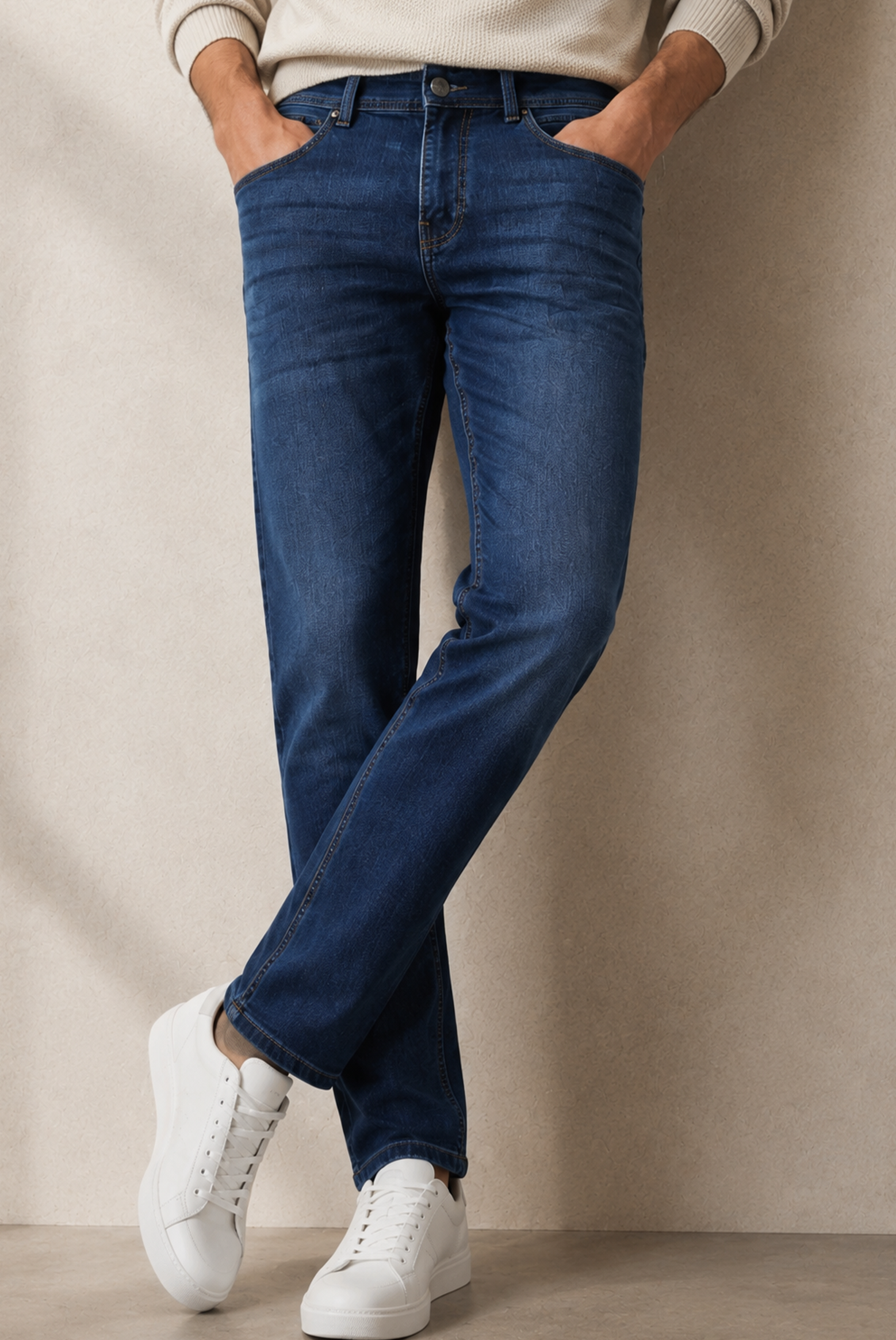 MEN DARK blue Skin Fit Denim Reality