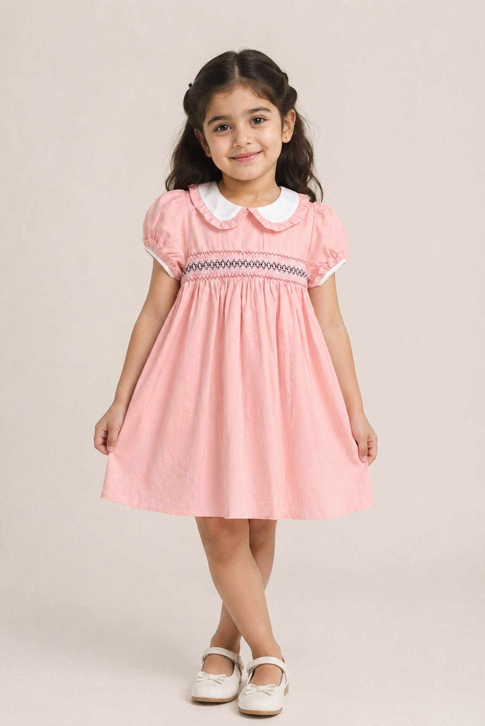 GIRLS PEACH FROCK Reality