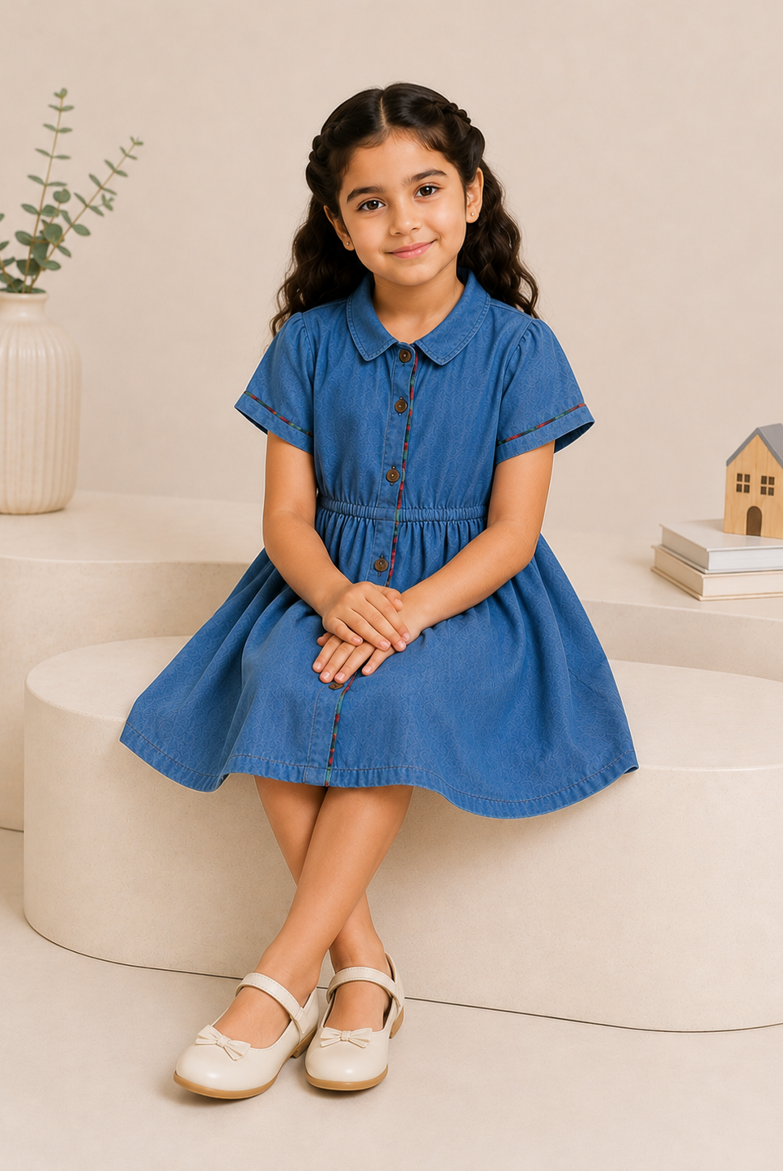 GIRLS BLUE FROCK Reality