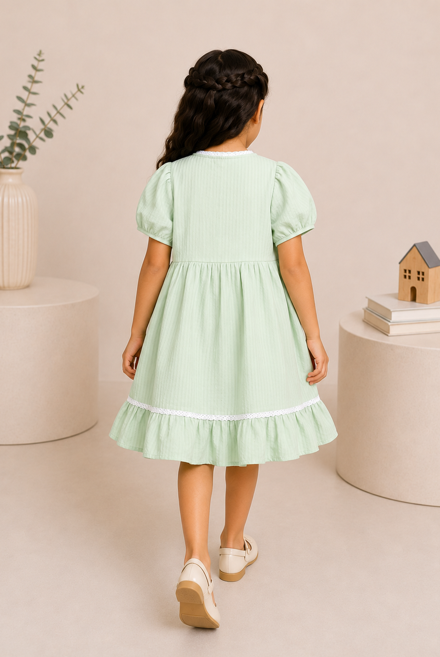 GIRLS GREEN FROCK Reality