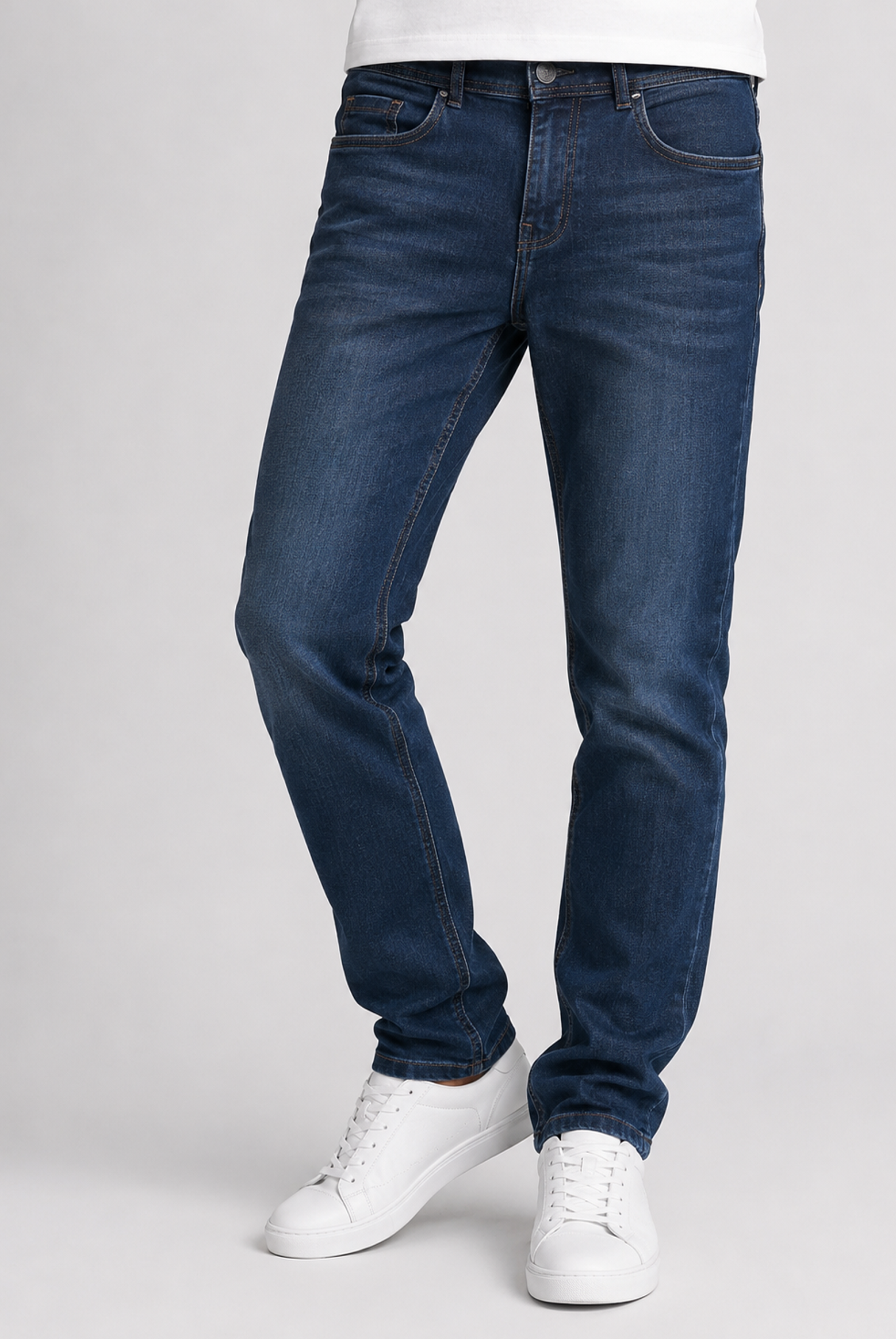 MEN MIDBLUE Skin Fit Denim Reality