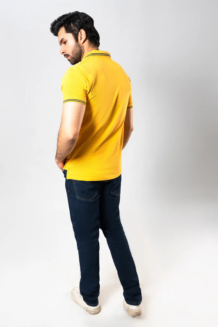 MEN YELLOW POLO Reality