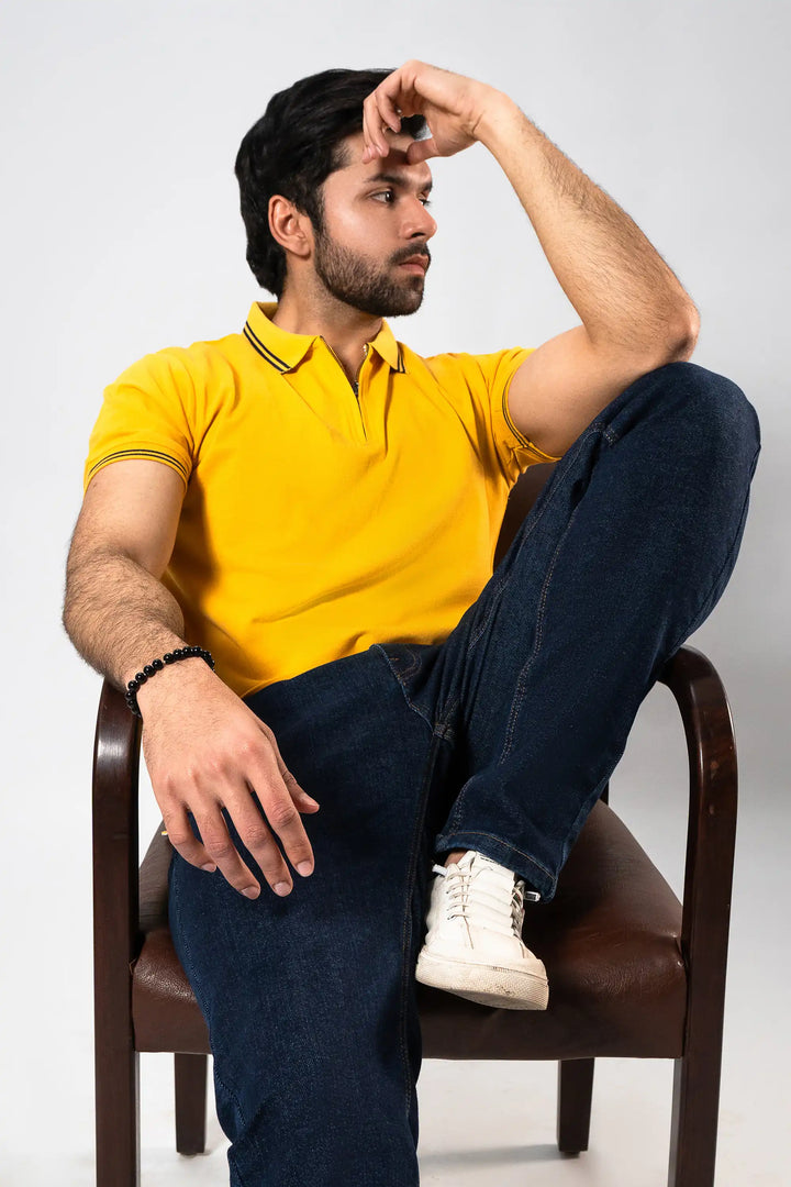 MEN YELLOW POLO Reality