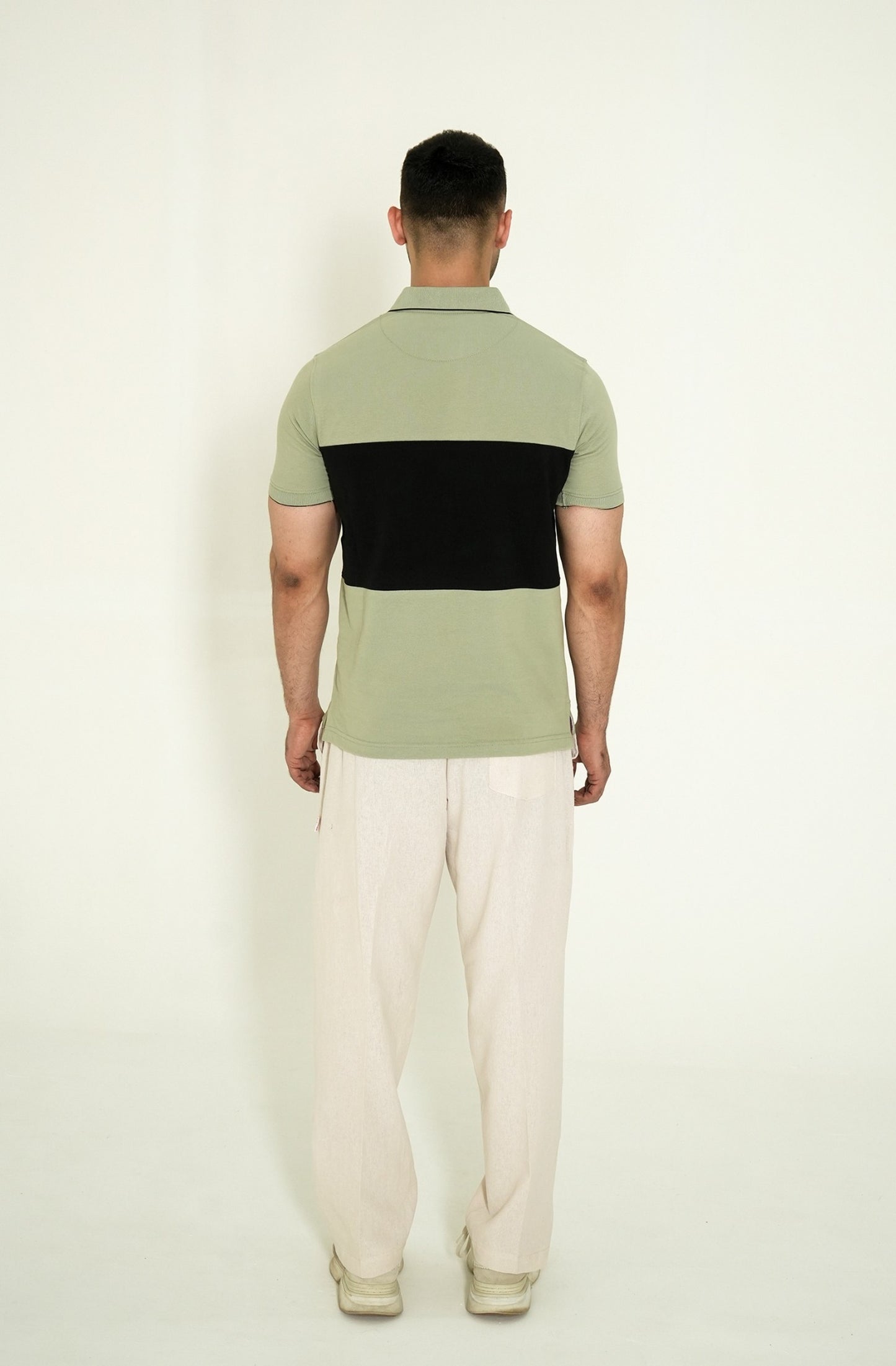 MEN LIGHT GREY POLO