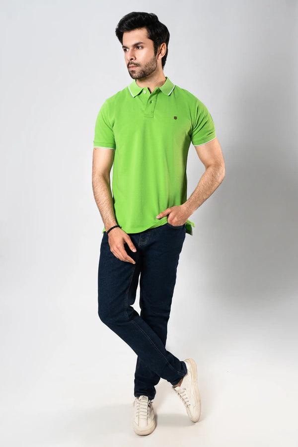 MEN OLIVE POLO Reality