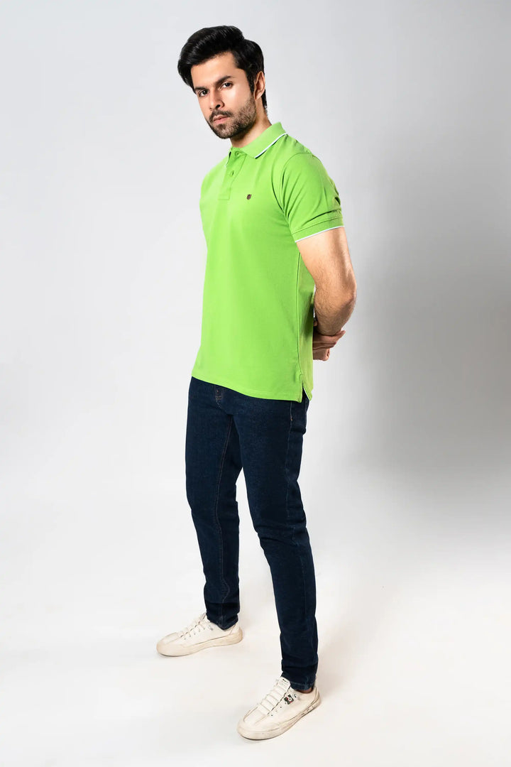 MEN OLIVE POLO Reality