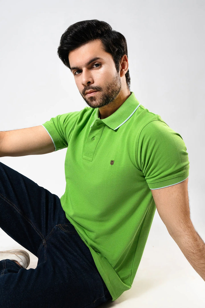 MEN OLIVE POLO Reality