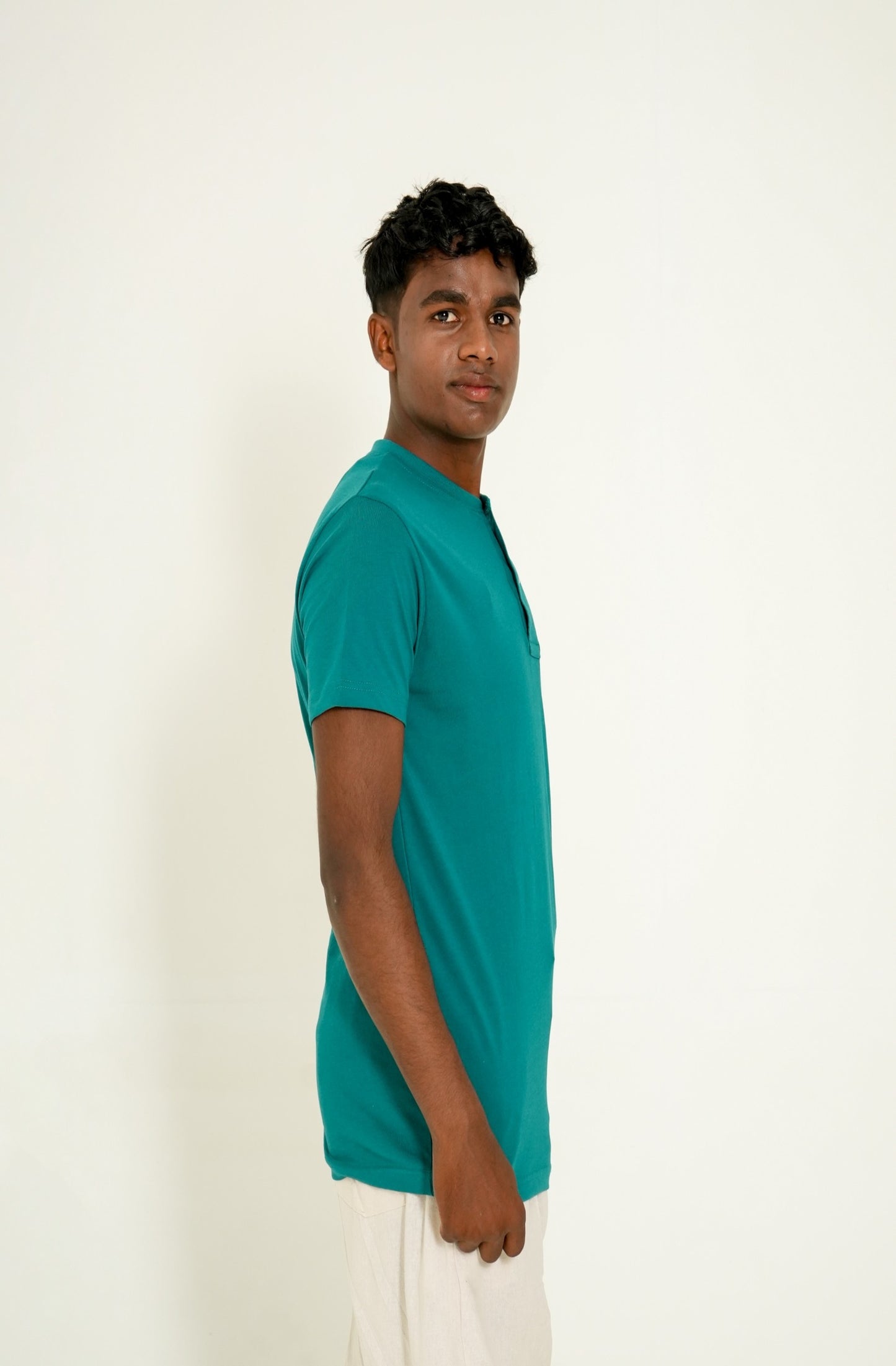 MEN BOTTLE GREEN T-SHIRT Reality