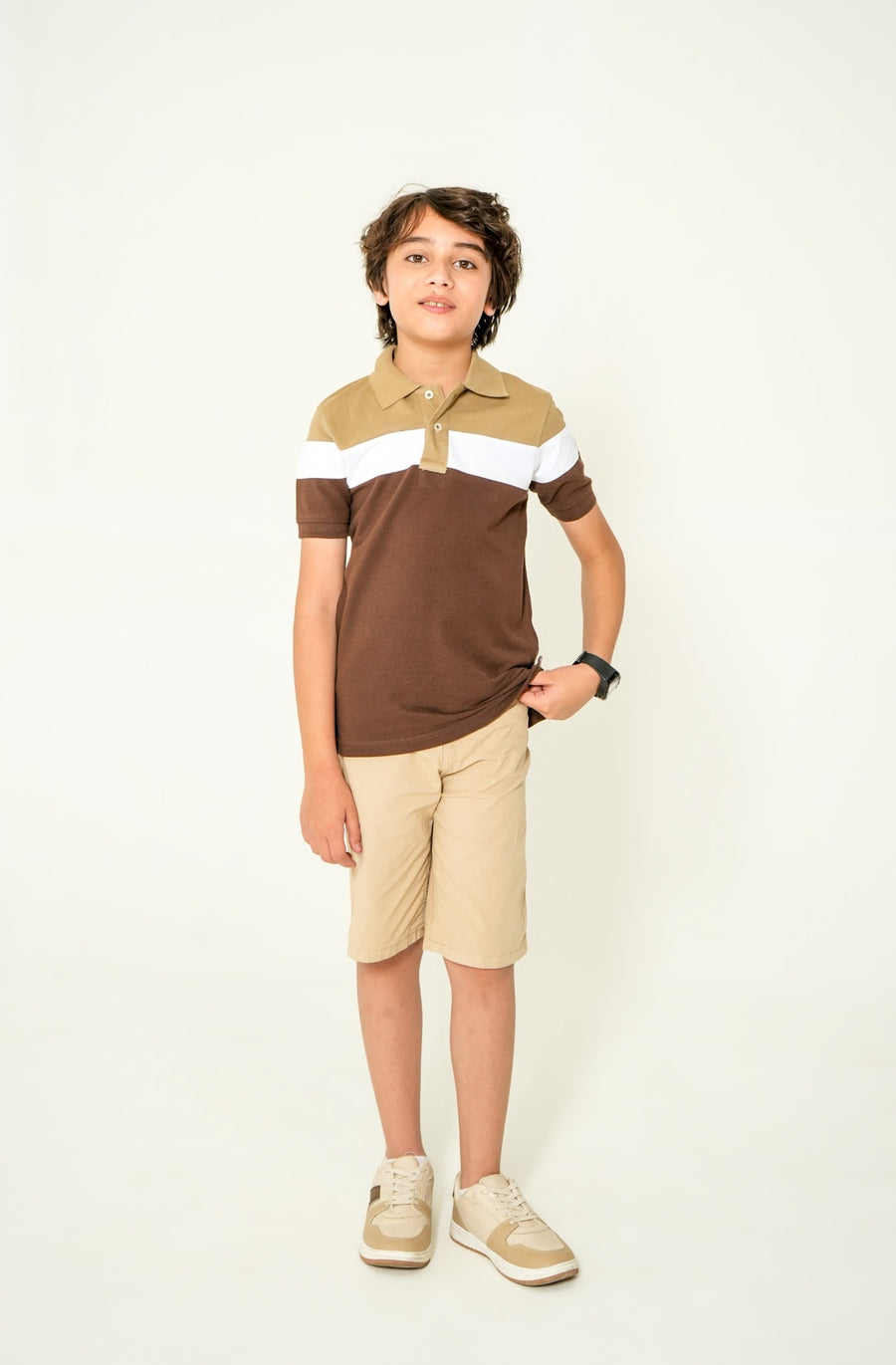 Boy DARK BROWN POLO Reality