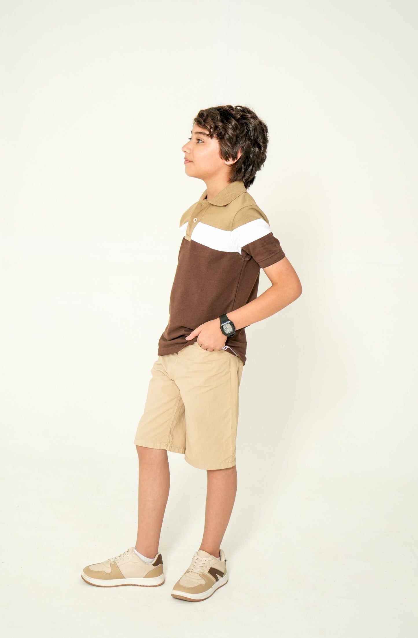 Boy DARK BROWN POLO