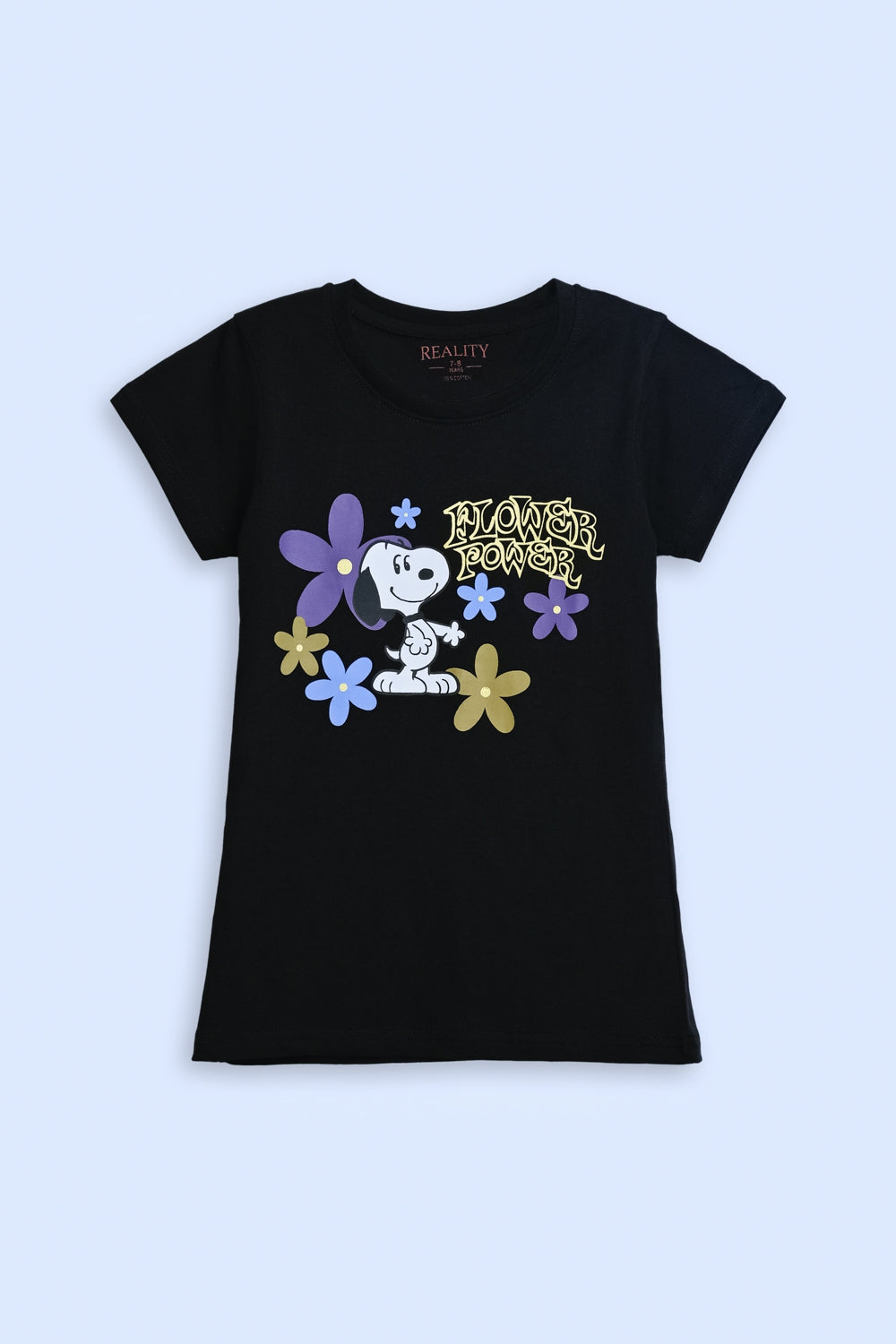 GIRLS BLACK T-SHIRT Reality