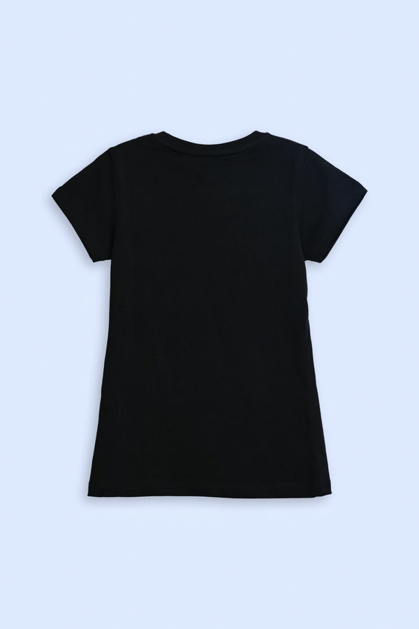GIRLS BLACK T-SHIRT Reality