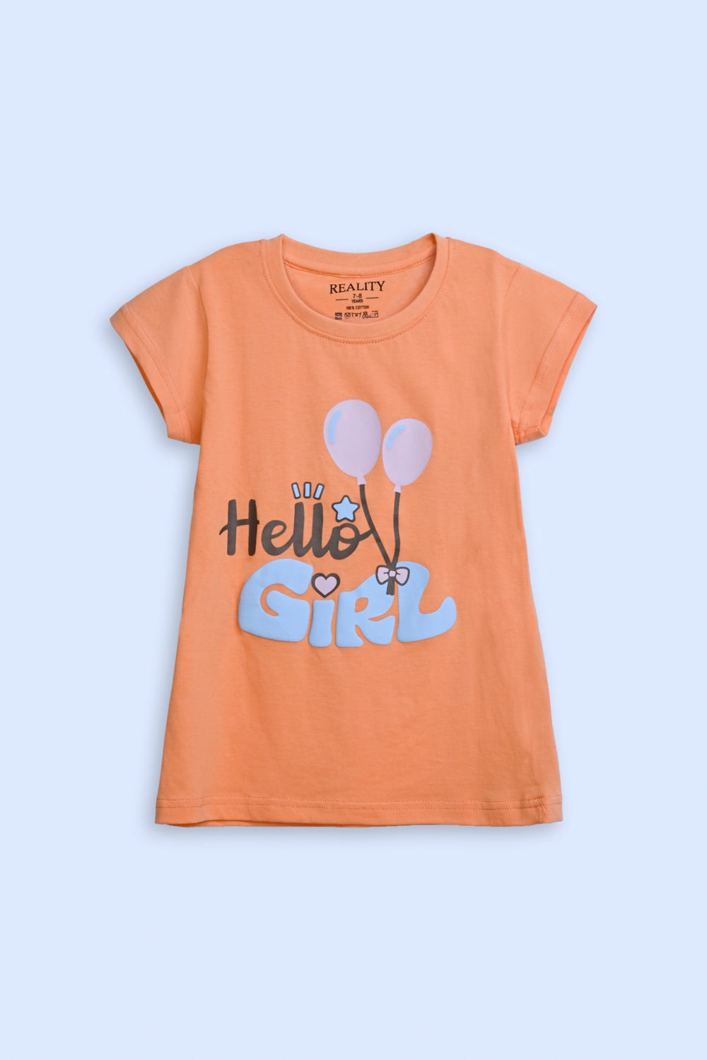 HELLO GIRLS PEACH T-SHIRT Reality