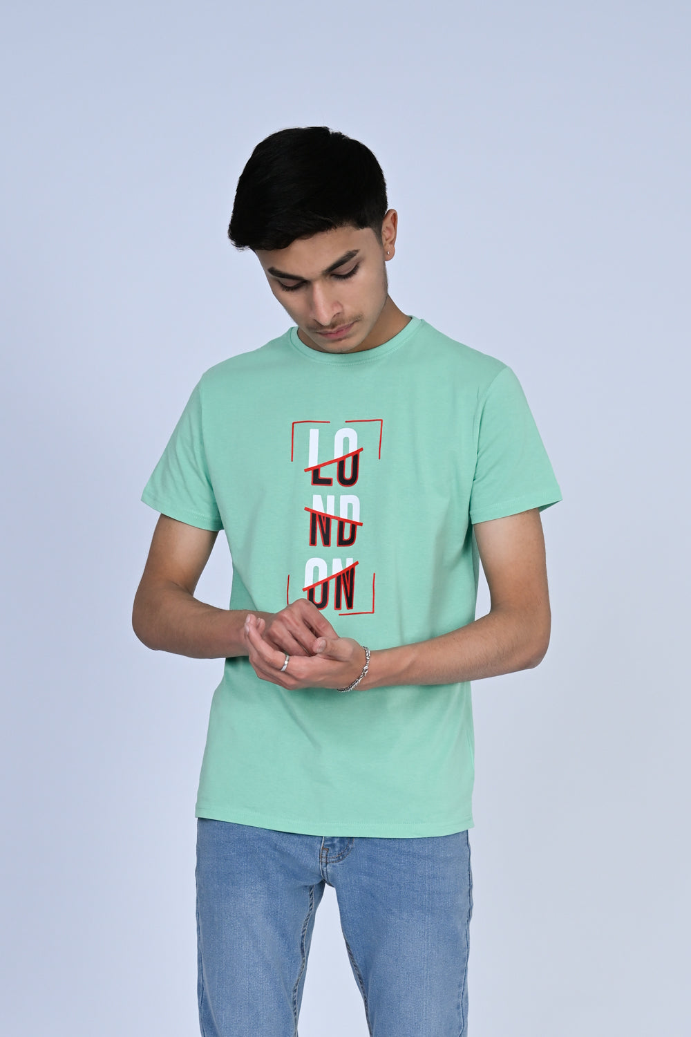 MEN MINT GREEN T-SHIRT Reality