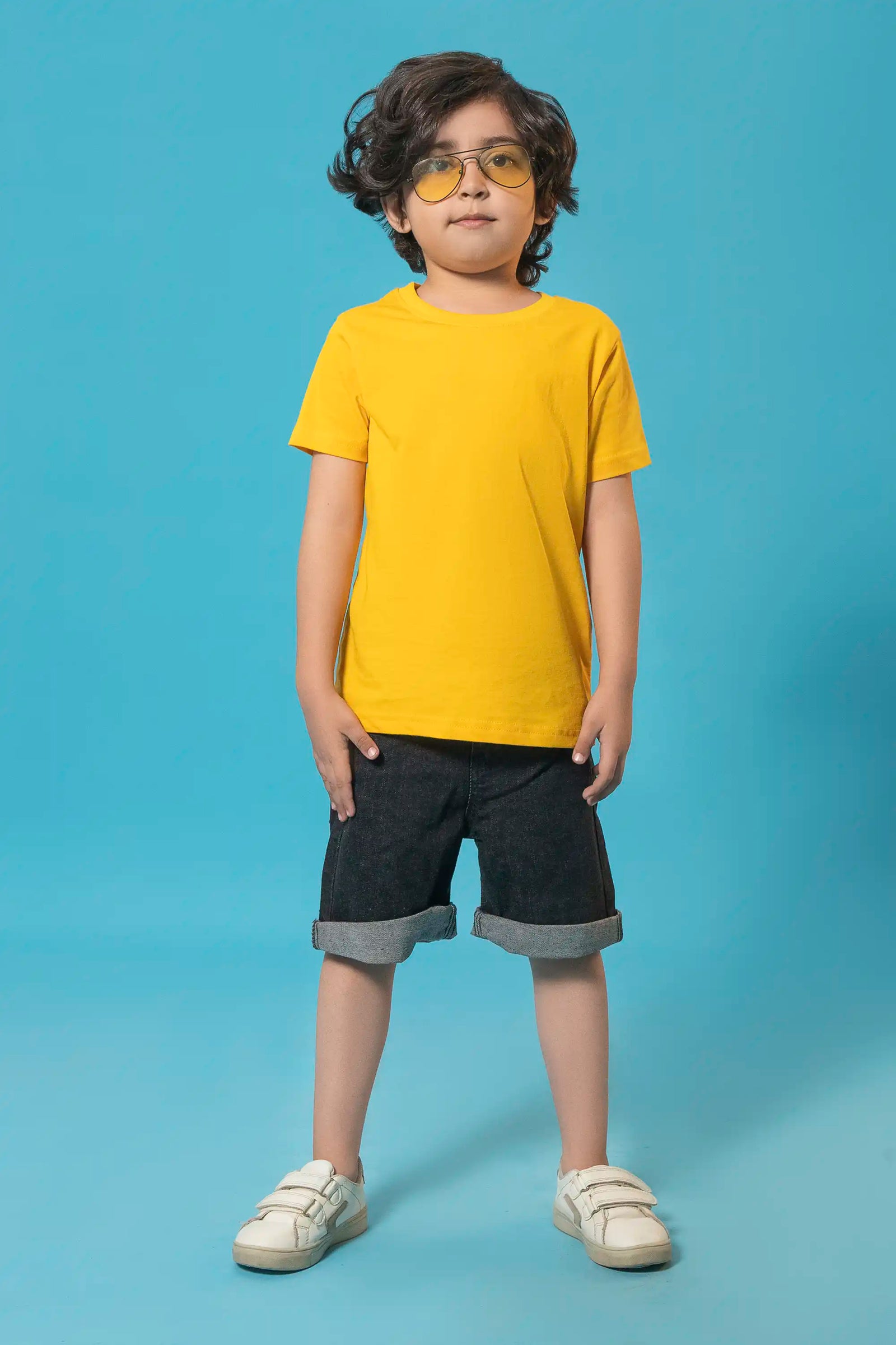 Casual Yellow Tee Reality