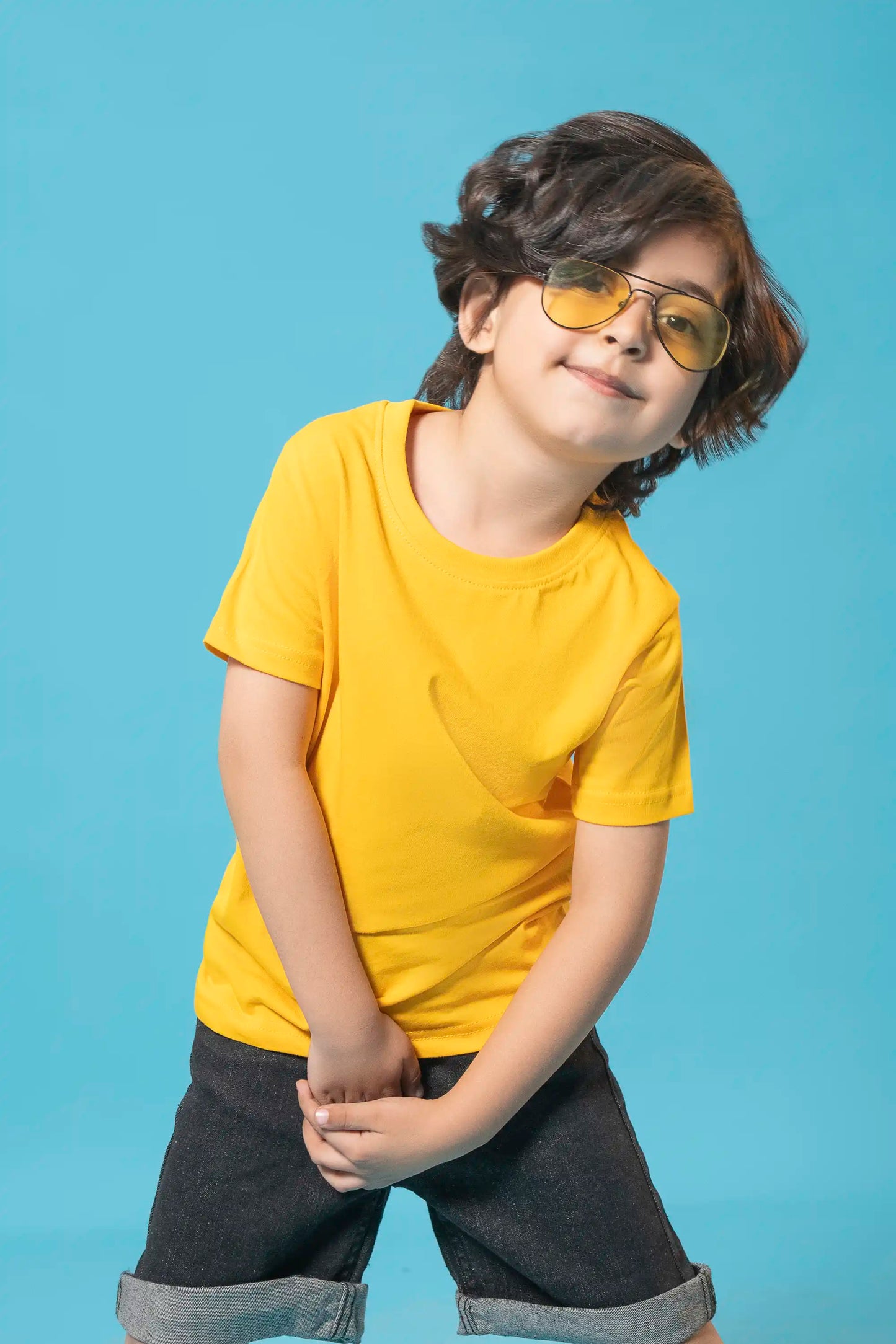 Casual Yellow Tee Reality