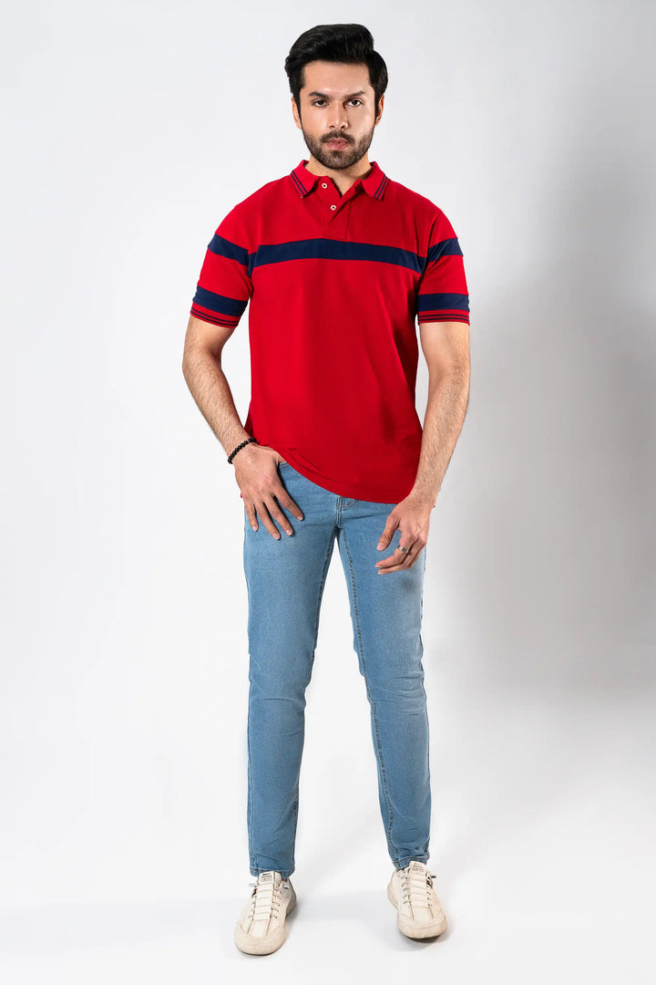 MEN RED POLO Reality