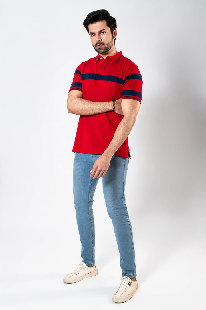 MEN RED POLO Reality