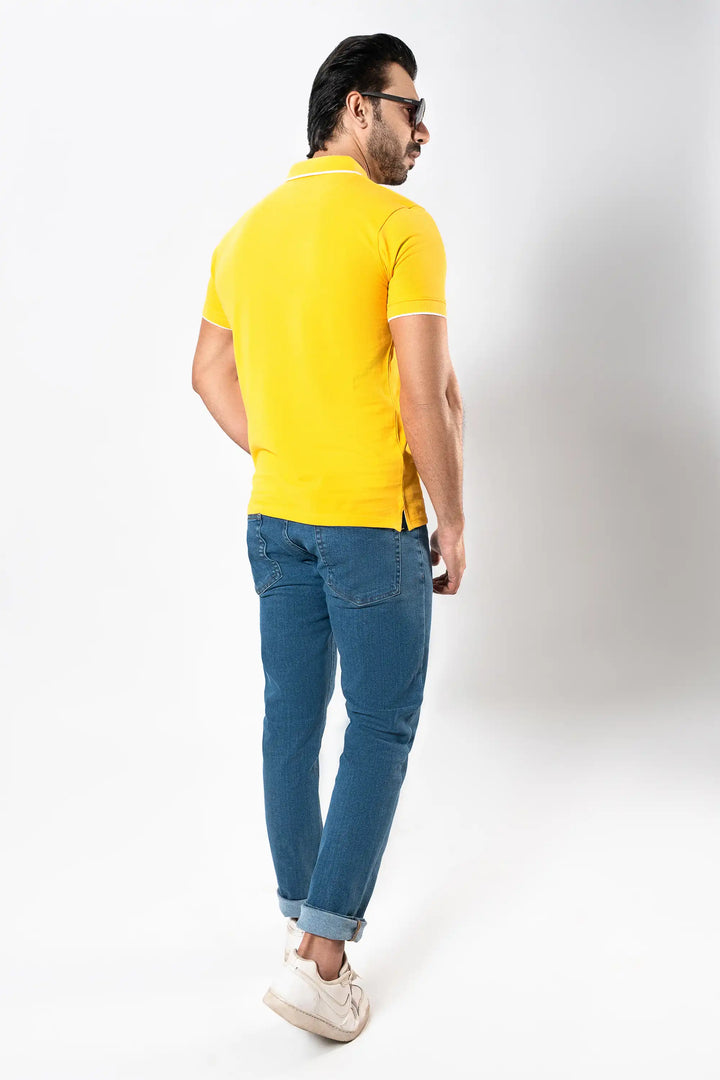 MEN Mustard POLO Reality