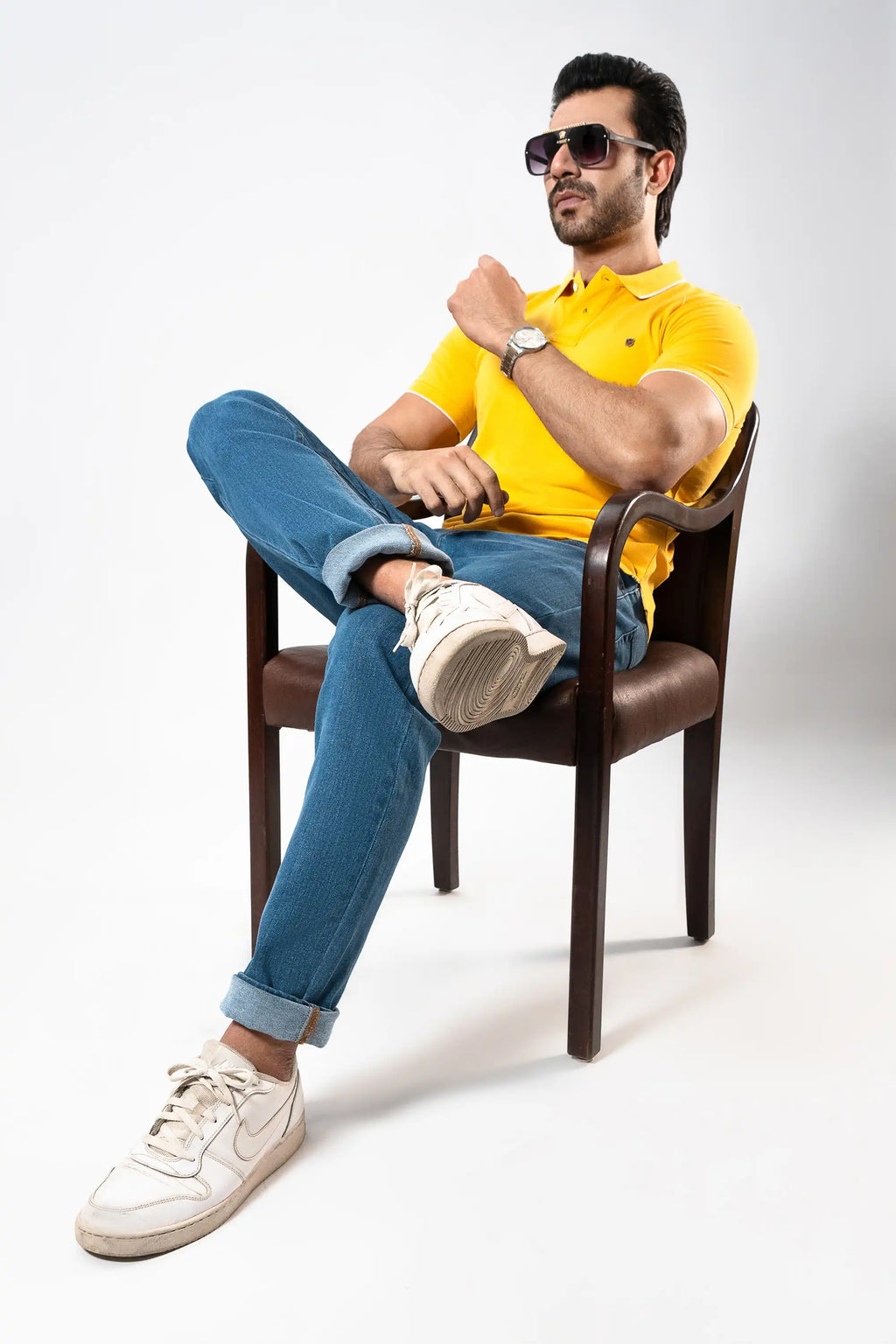 MEN Mustard POLO Reality