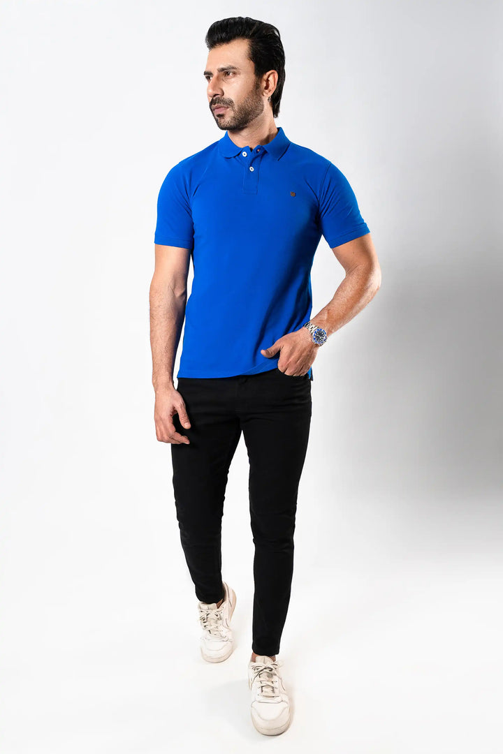 MEN ROLAY BLUE BASIC POLO Reality