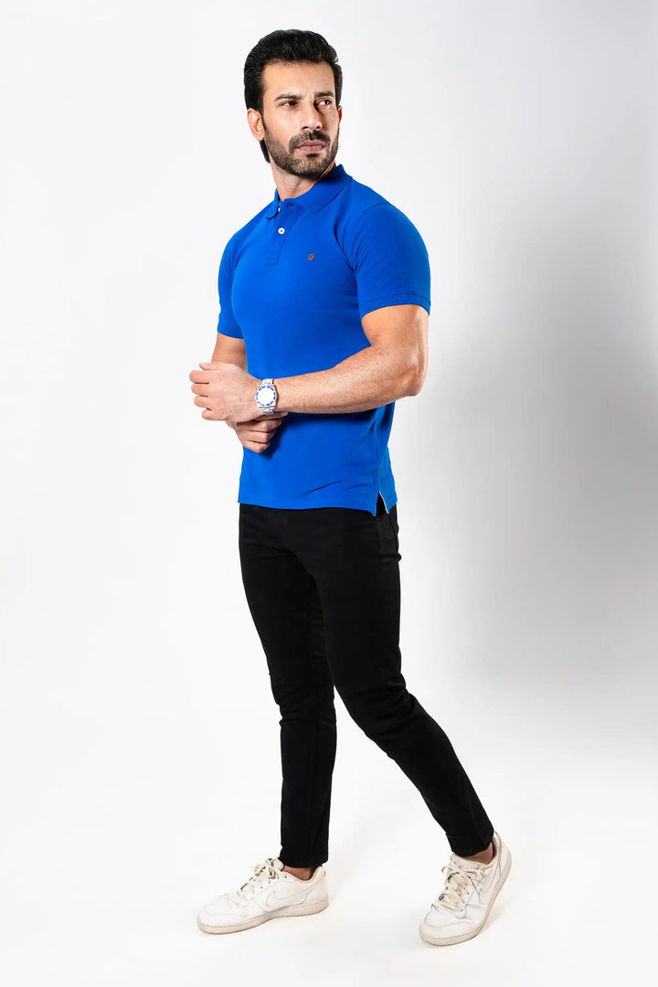 MEN ROLAY BLUE BASIC POLO Reality