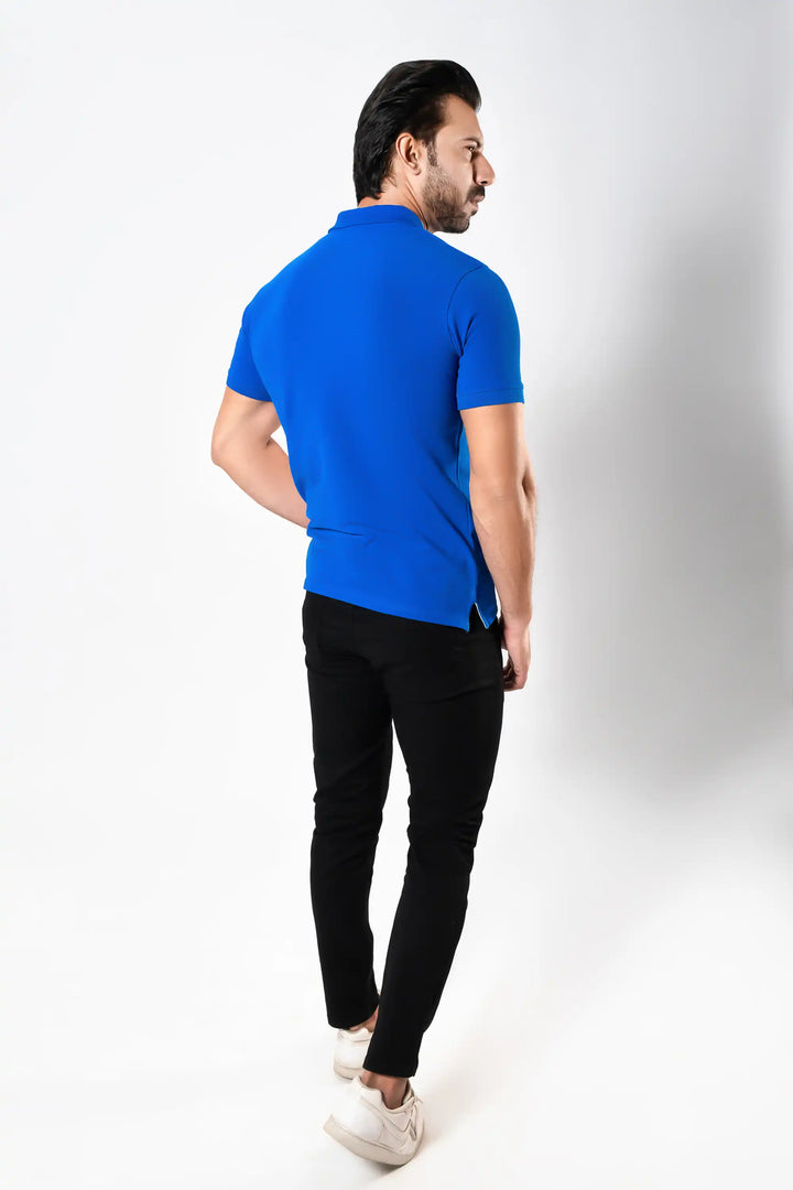 MEN ROLAY BLUE BASIC POLO Reality