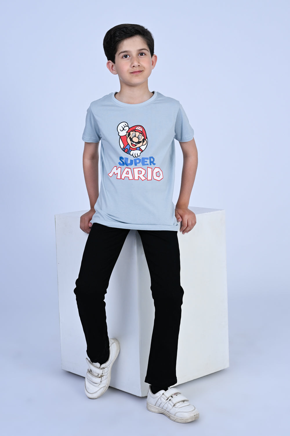 BOYS SUPER MARIO GRAY T-SHIRT Reality