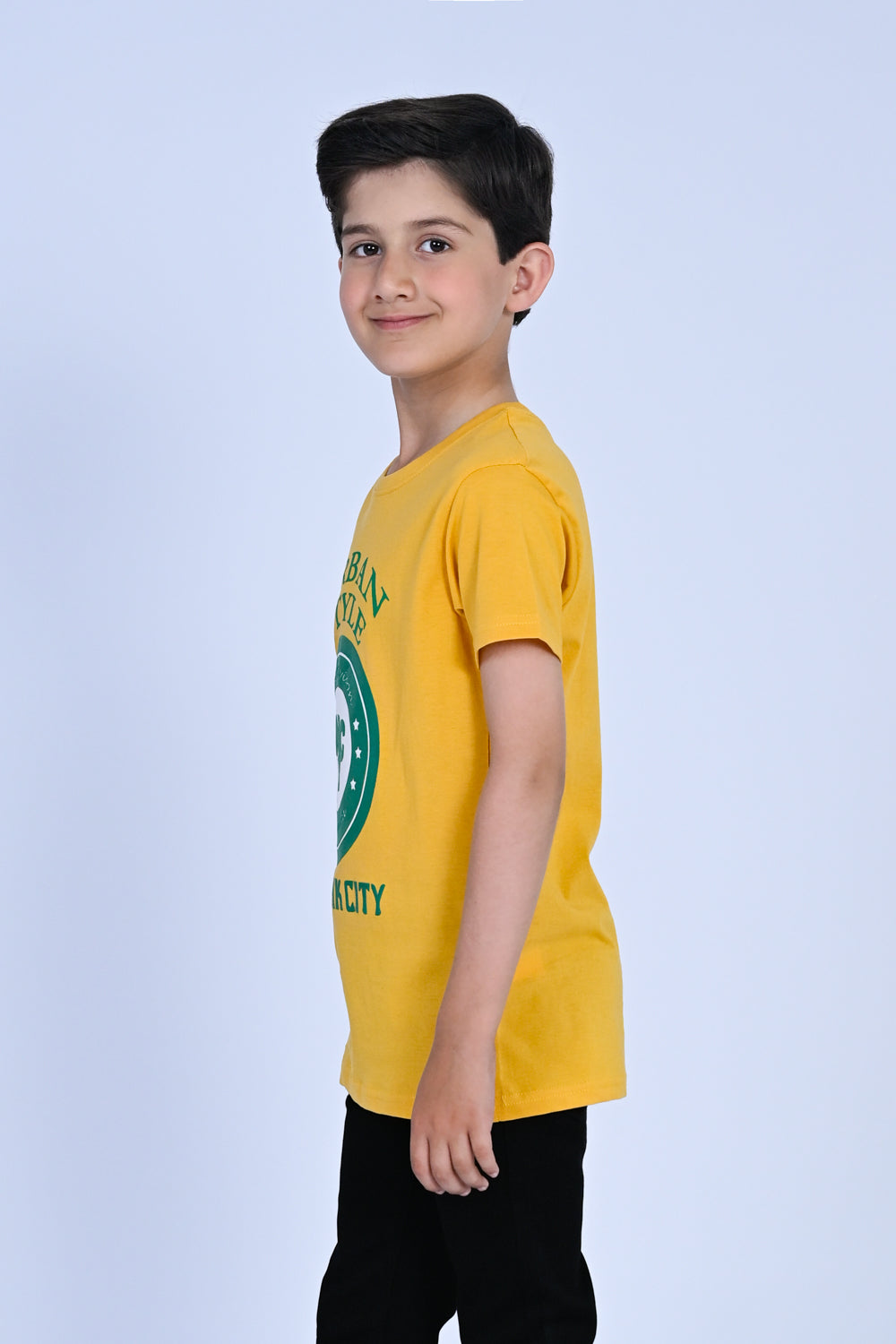 BOYS URBAN STYLE YELLOW T-SHIRT Reality