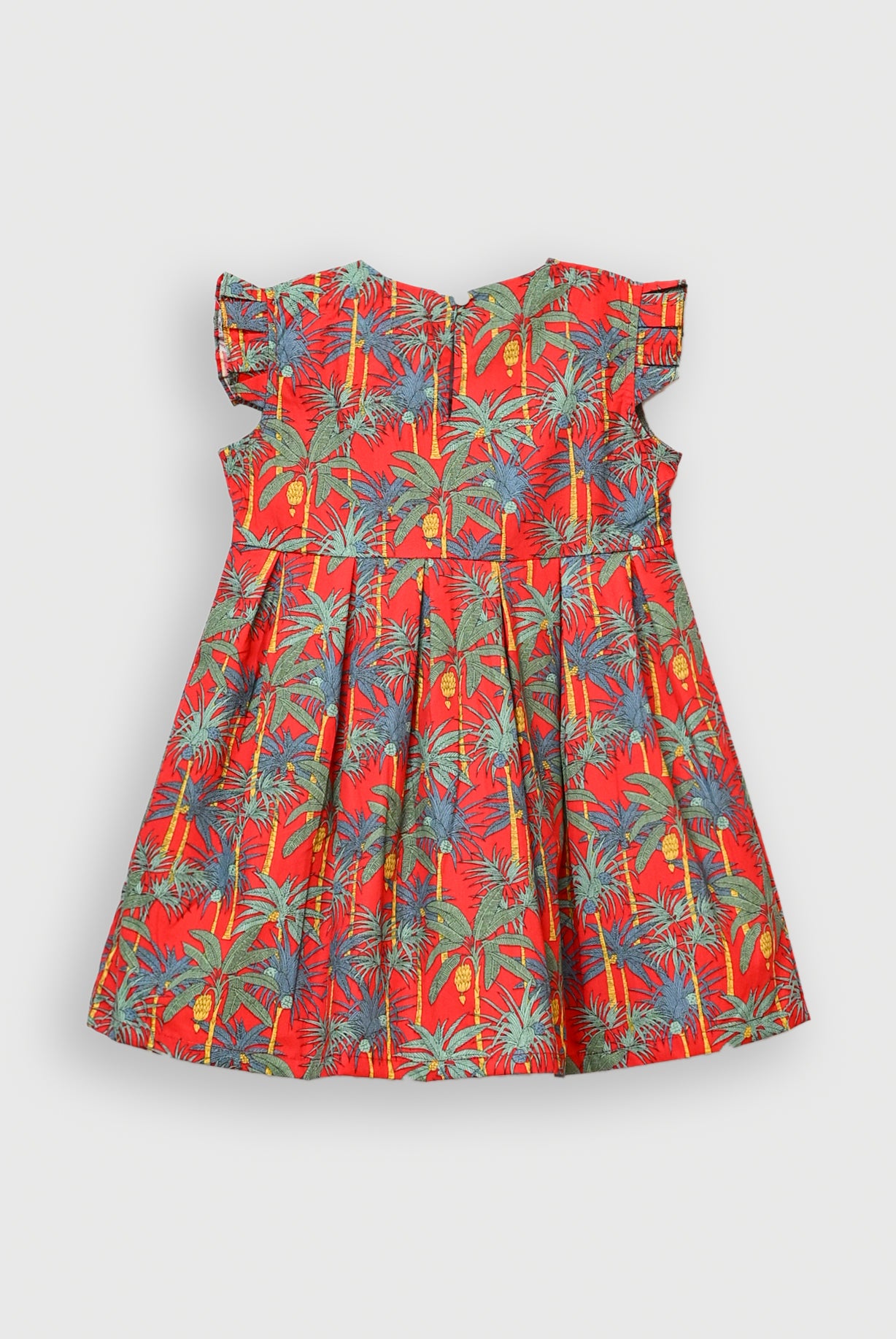 RED PLAY FULL PINES FROCK