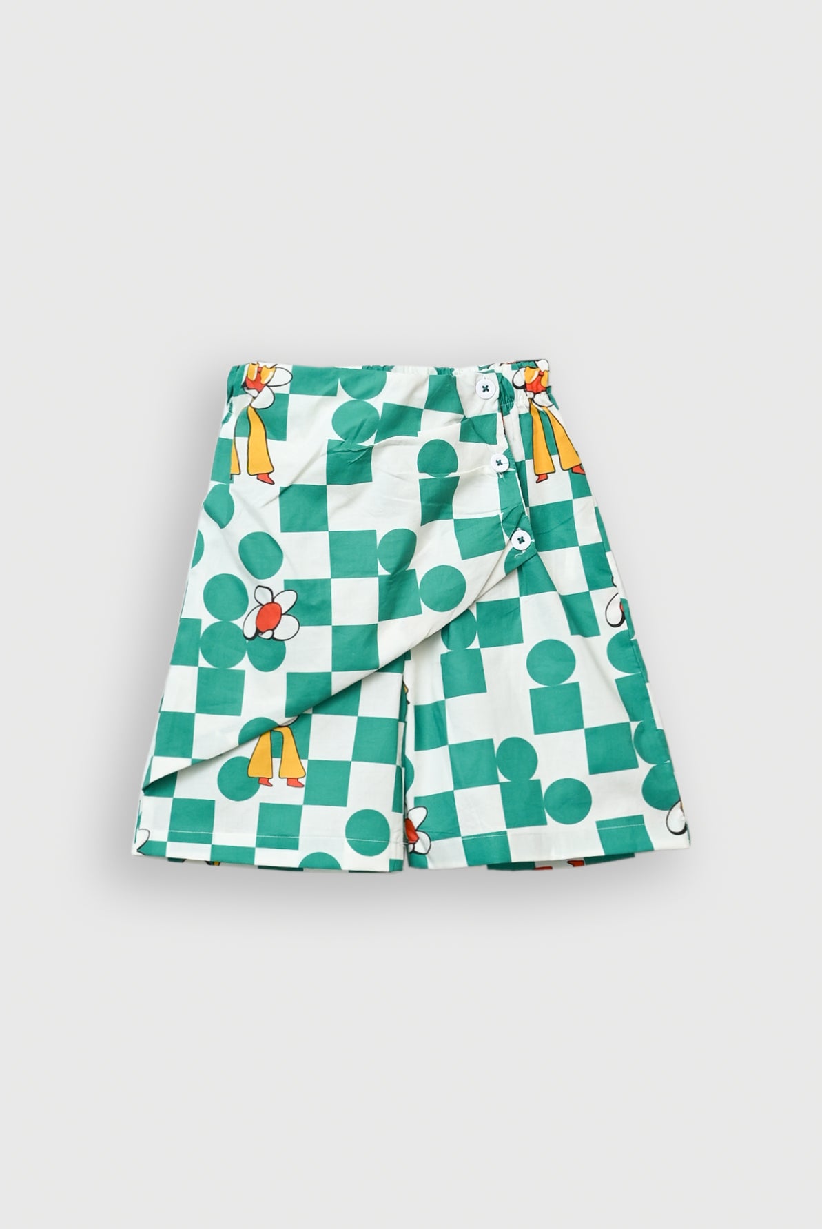 GREEN TANERINE BLOOM CO-ORD