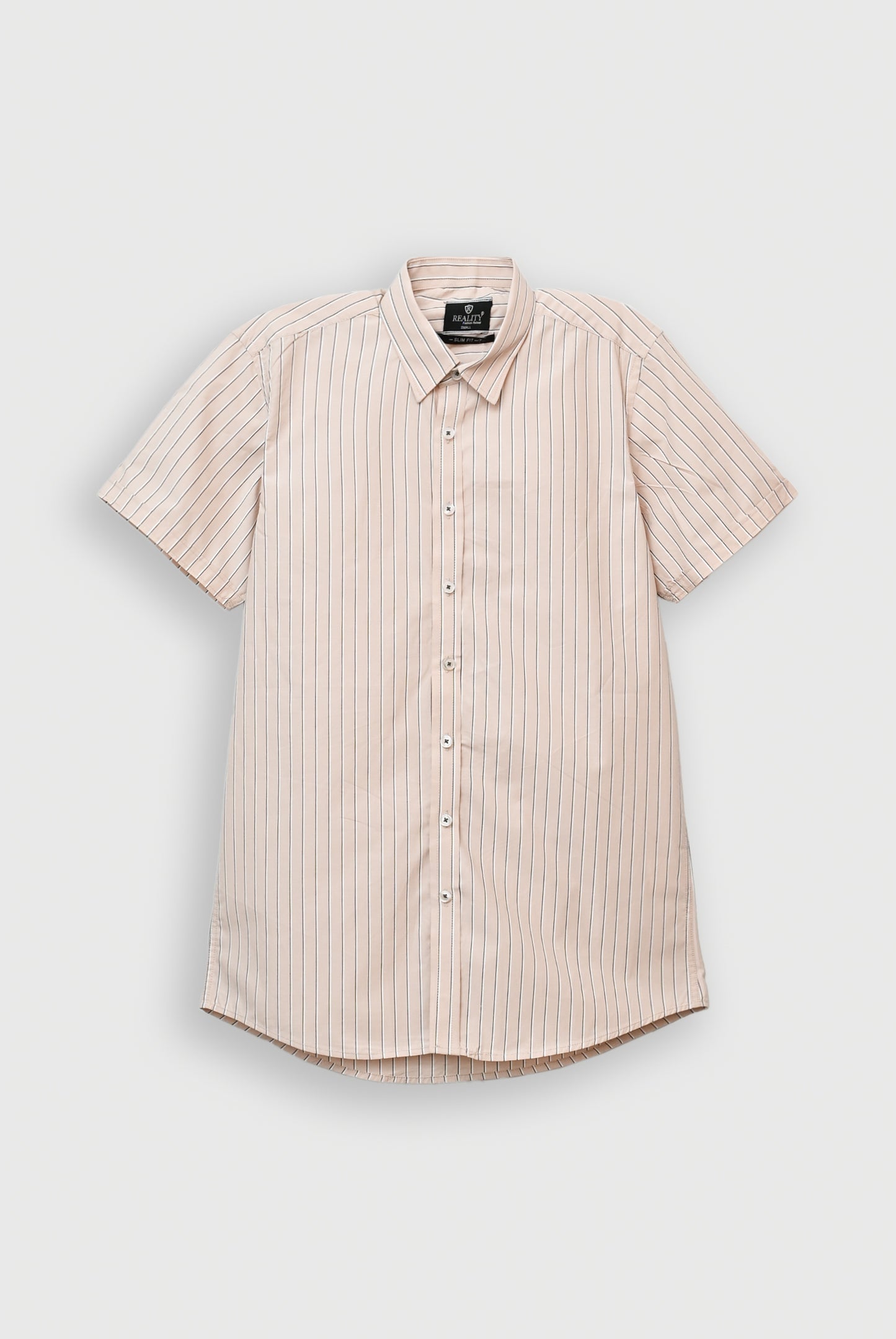 SKIN STRIPED H/S CASUAL SHIRT